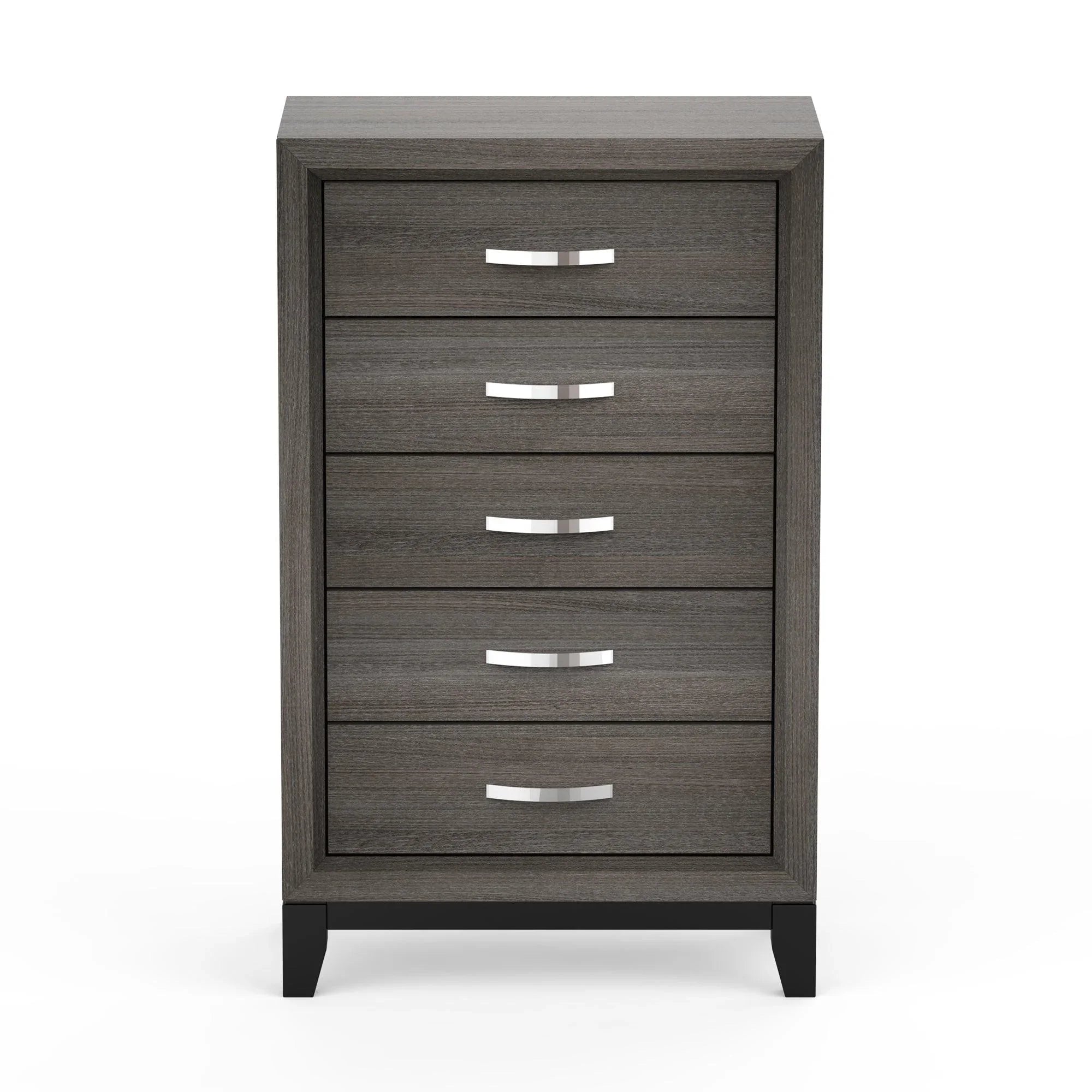 Cómoda contemporánea de 31" con 5 cajones para dormitorio y sala de estar