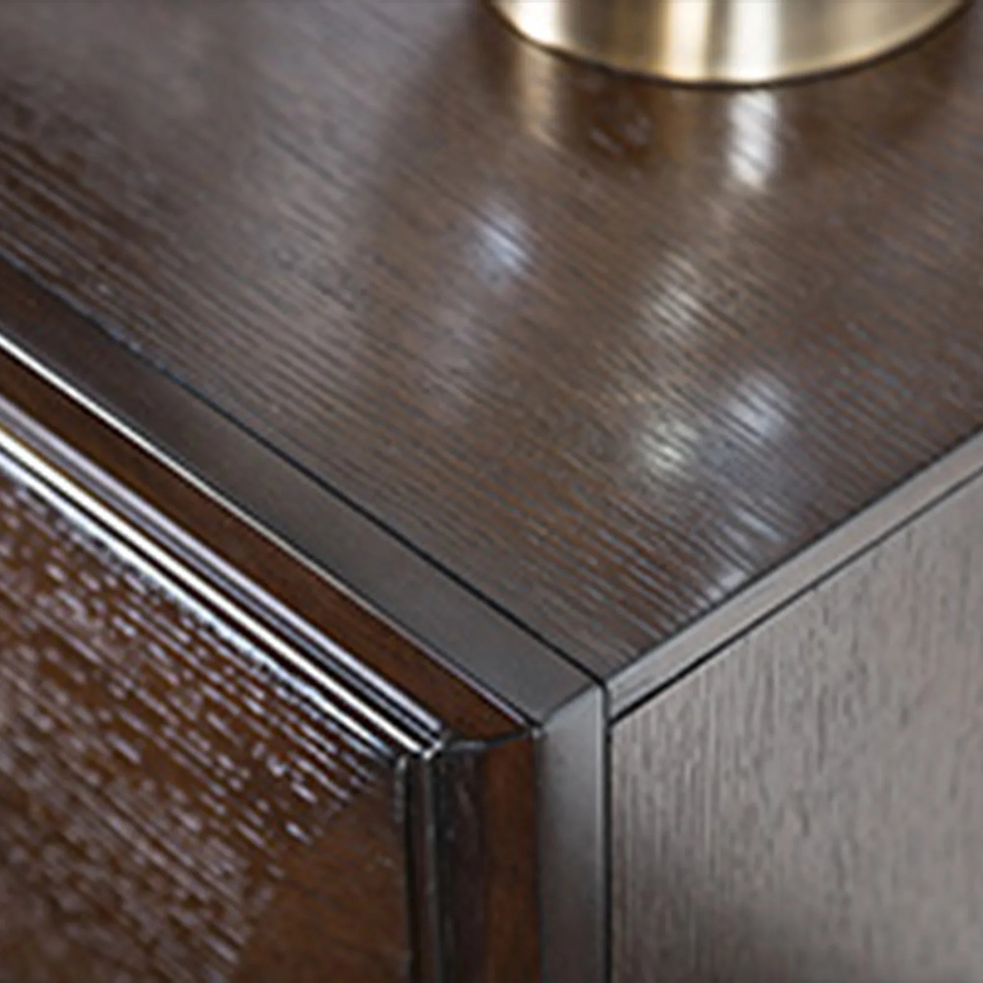 Hinwitz Transitional Solid Wood 2-Drawer Nightstand