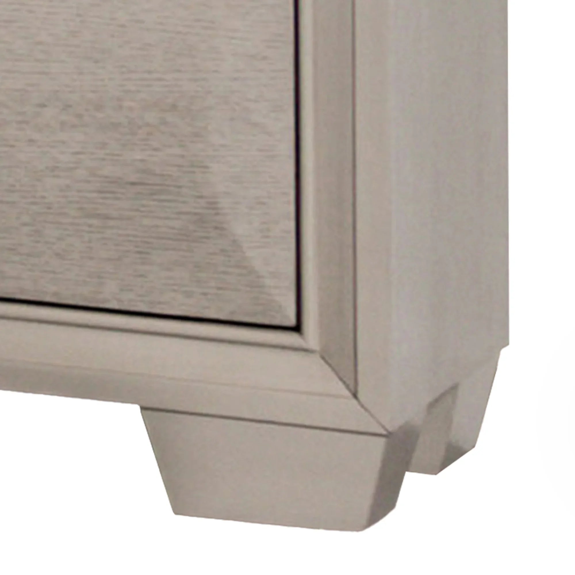Hinwitz Transitional Solid Wood 2-Drawer Nightstand