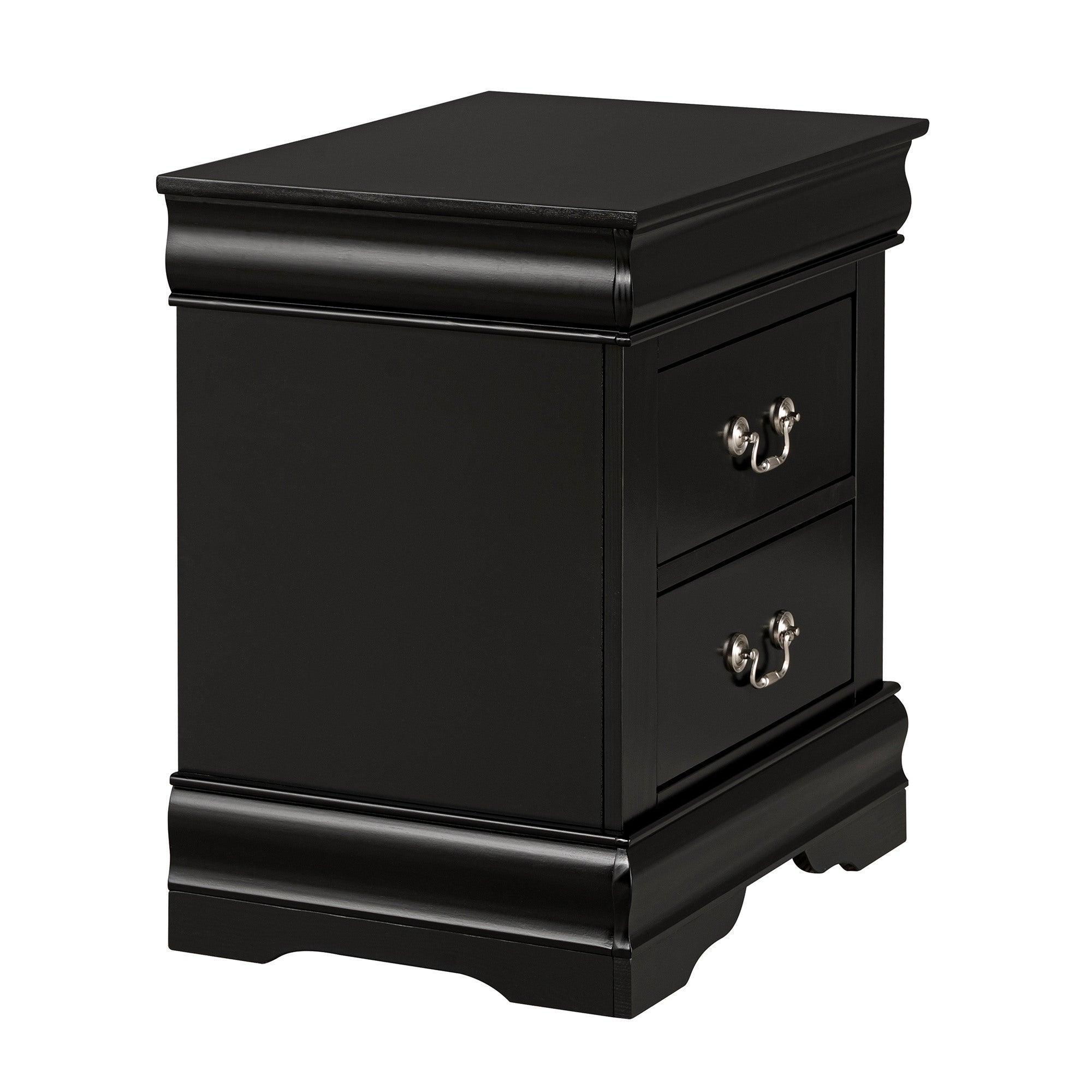 Mesita de noche Louis Philippe de Furniture of America
