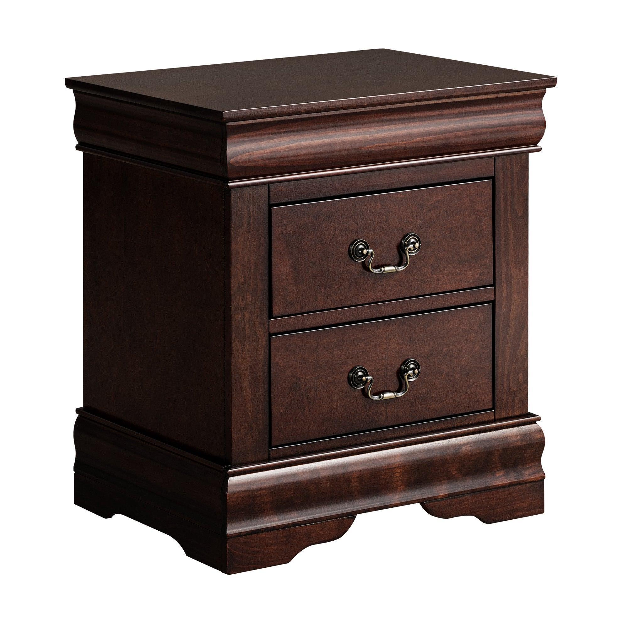 Mesita de noche Louis Philippe de Furniture of America