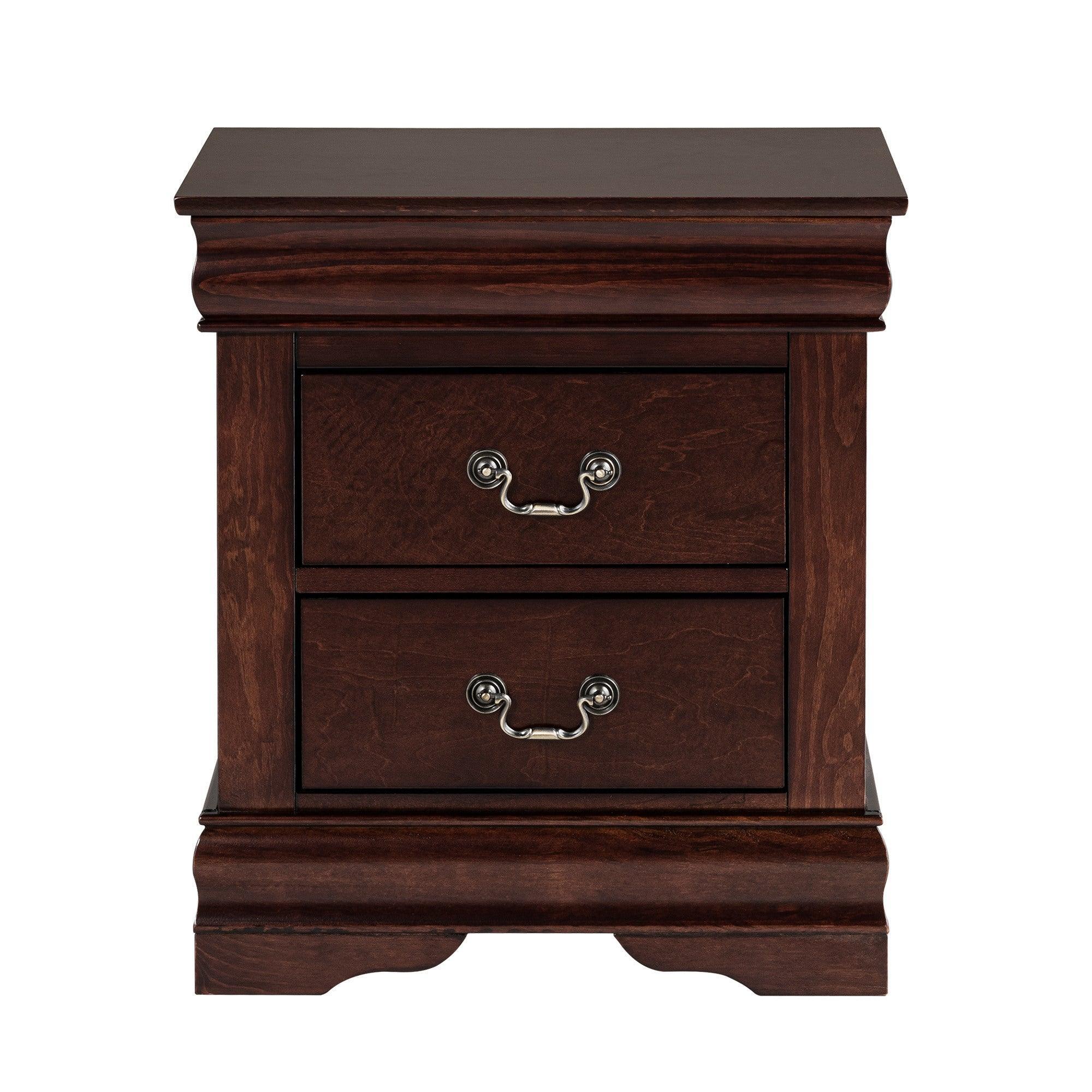 Mesita de noche Louis Philippe de Furniture of America