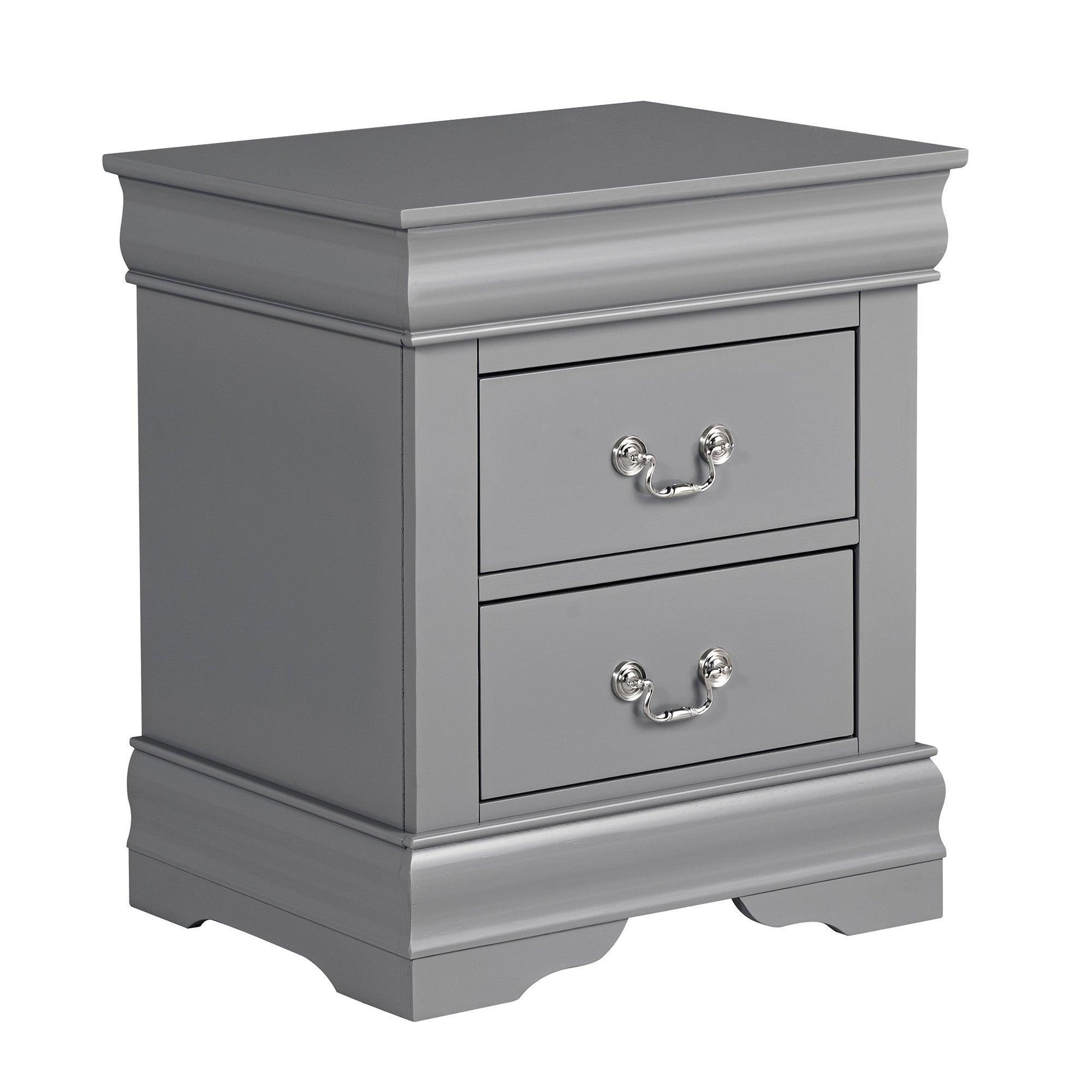 Mesita de noche Louis Philippe de Furniture of America