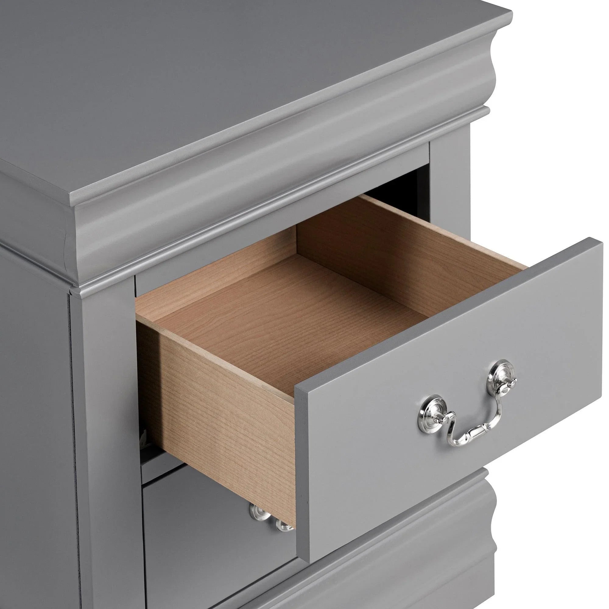 Mesita de noche Louis Philippe de Furniture of America