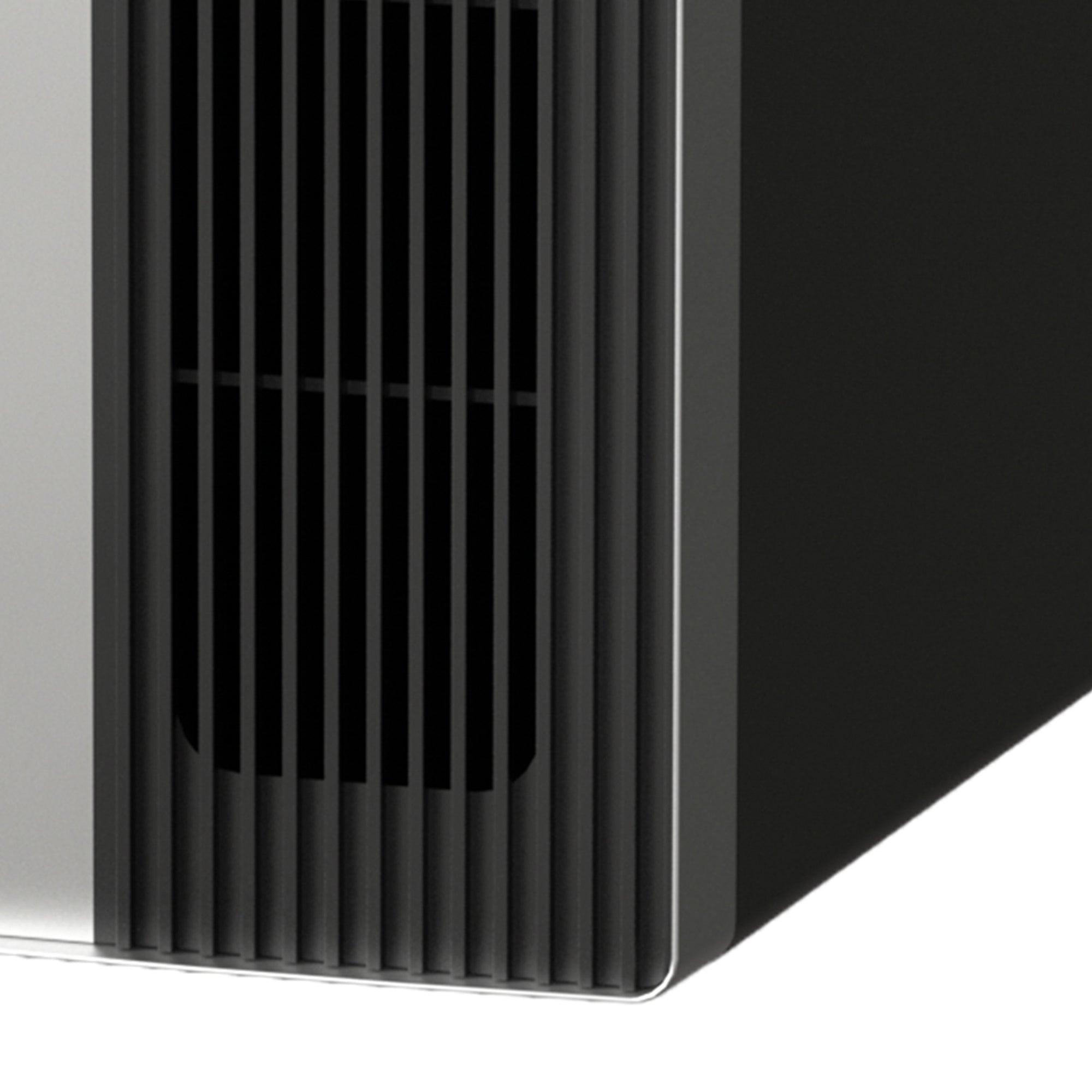 Calentador eléctrico de ambiente de cuarzo infrarrojo de 1500 W con termostato, pantalla LED y control remoto.