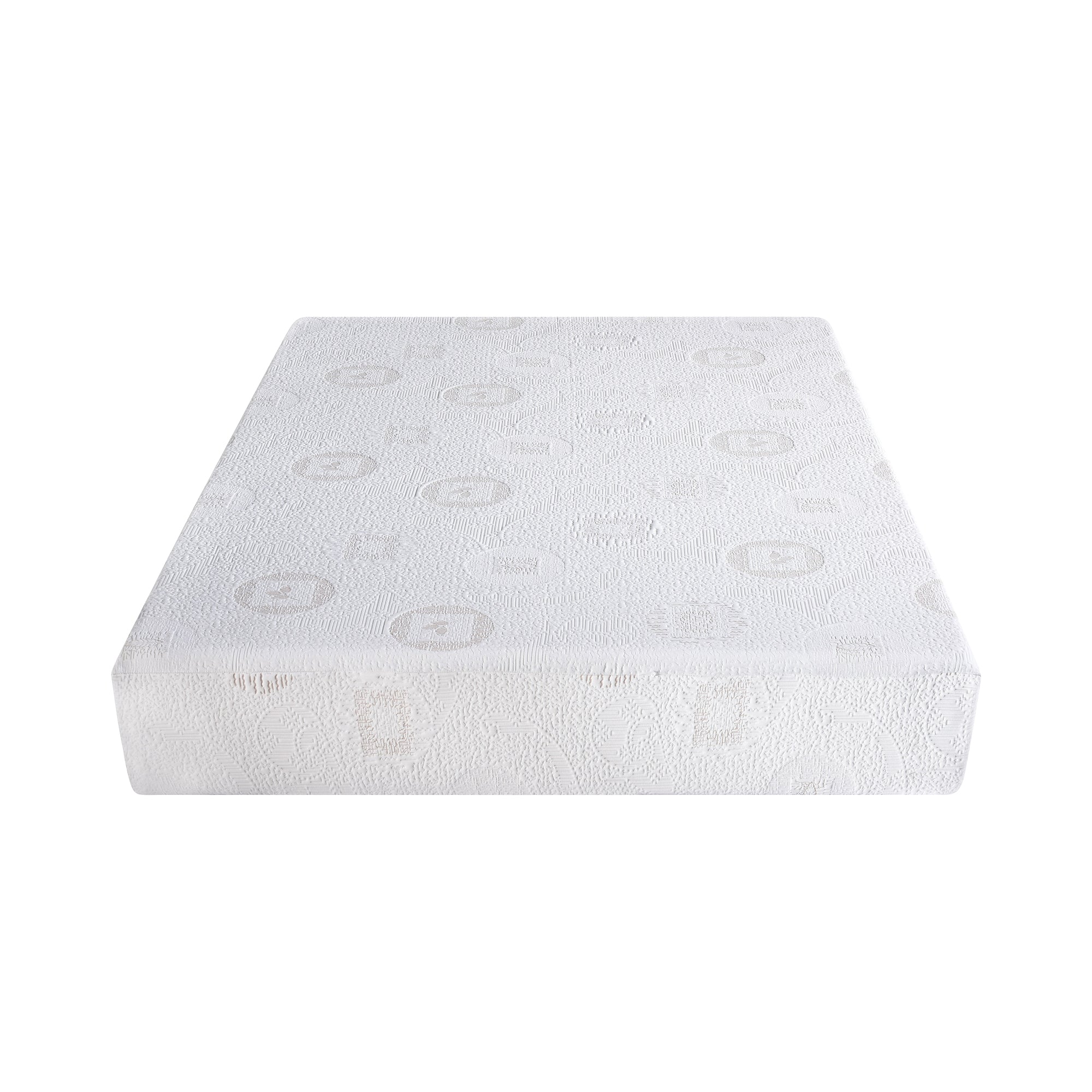 8 Inch Herbal Fusion Green Tea-Infused Polyester Memory Foam Queen Mattress