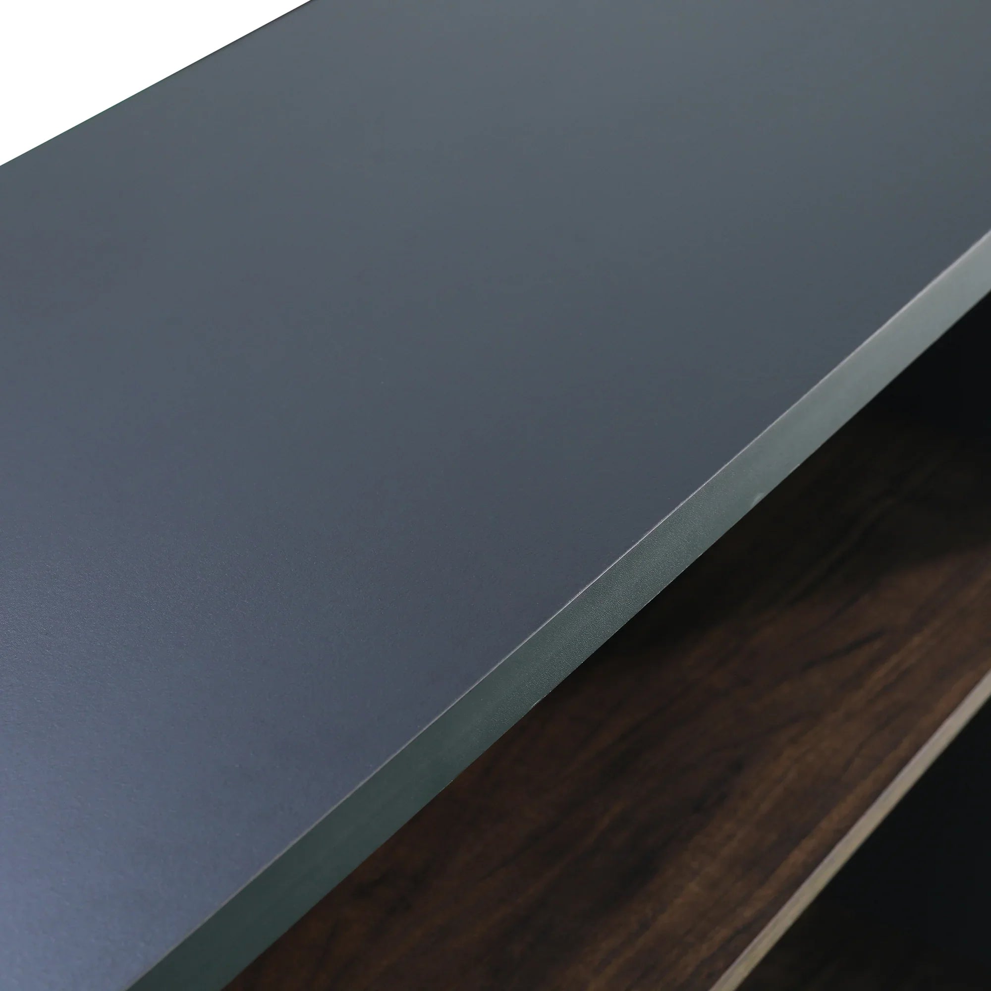 72 Inch Both Sides Open Shelves TV Stand with 36 Inch Electric Fireplace for Living Room