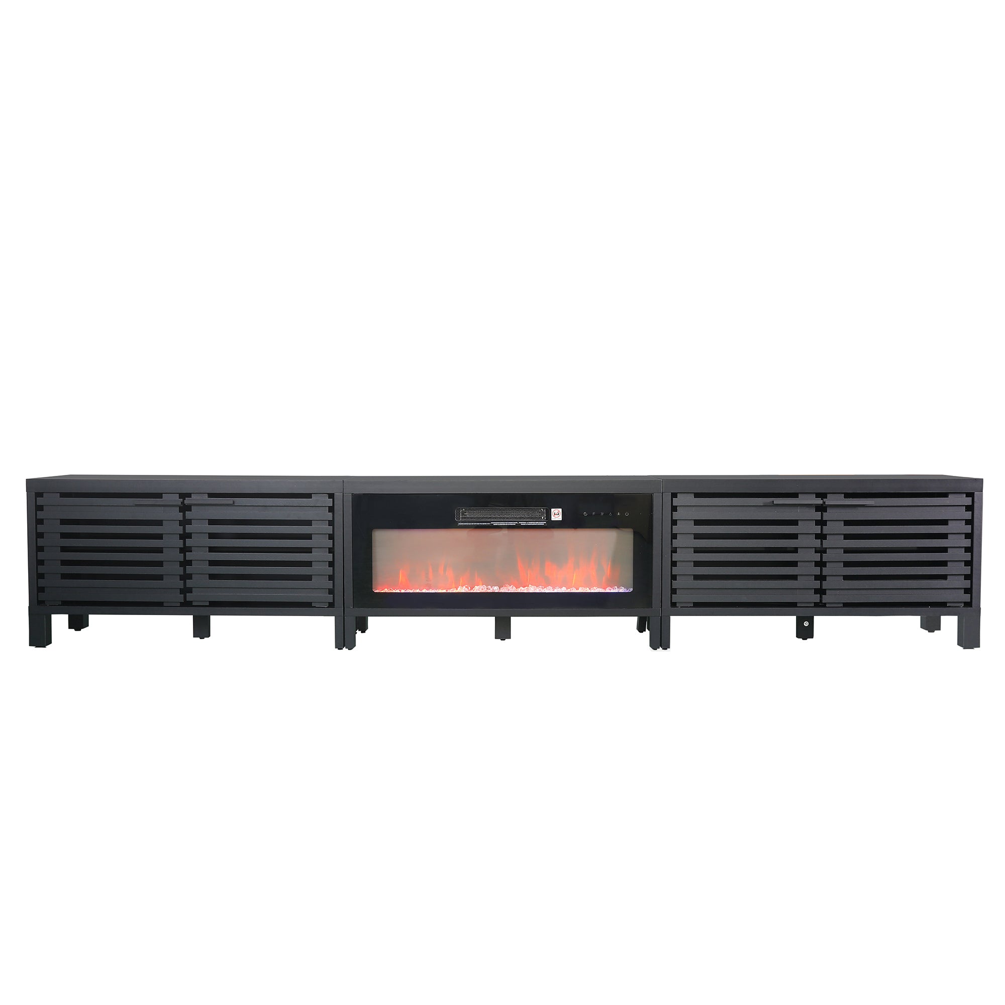 115 Inch Electric Fireplace TV Stand with 36 Inch Electric Fireplace For Living Room