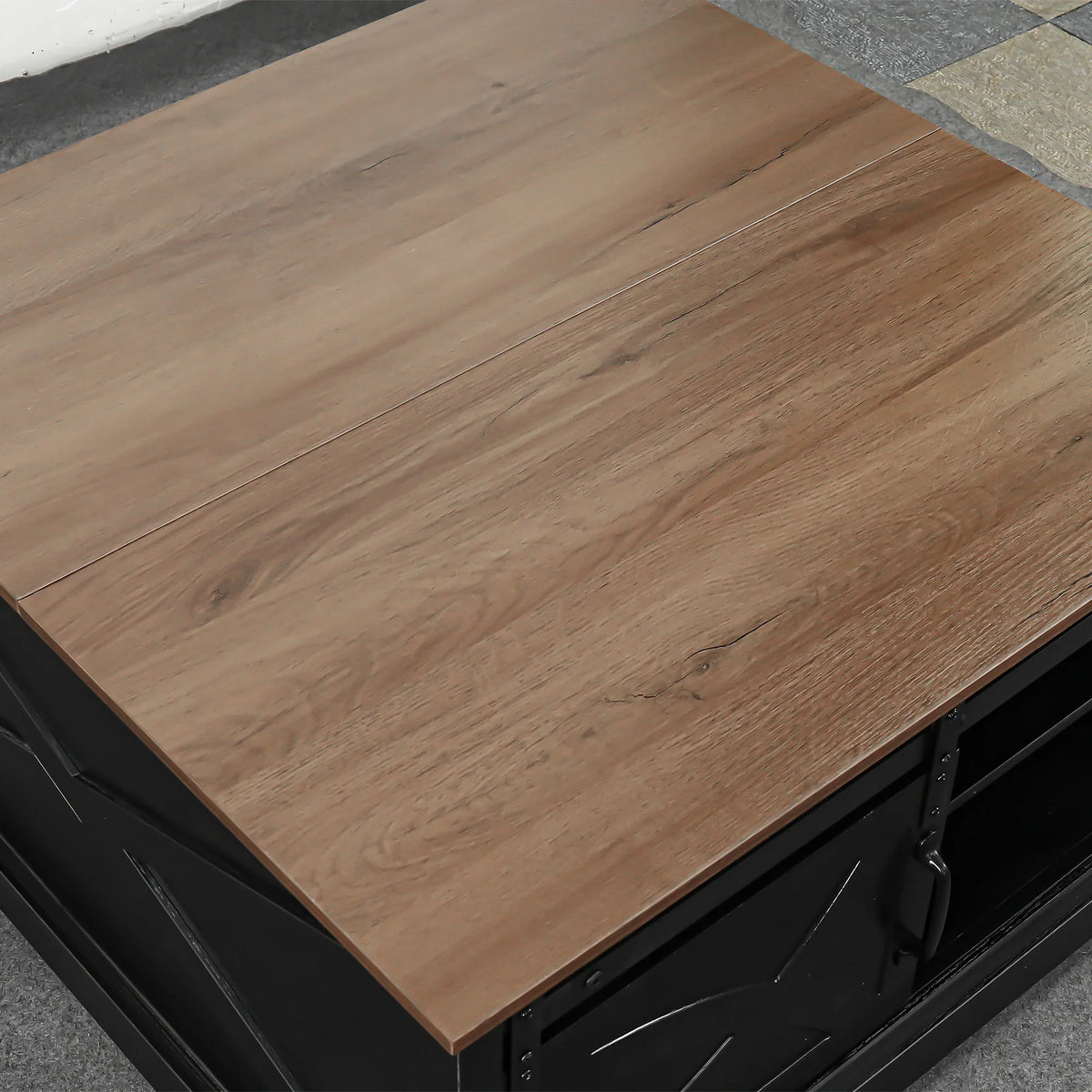 31 Inch Coffee Table Storage Cabinet with Flip-Up Top for Living Room