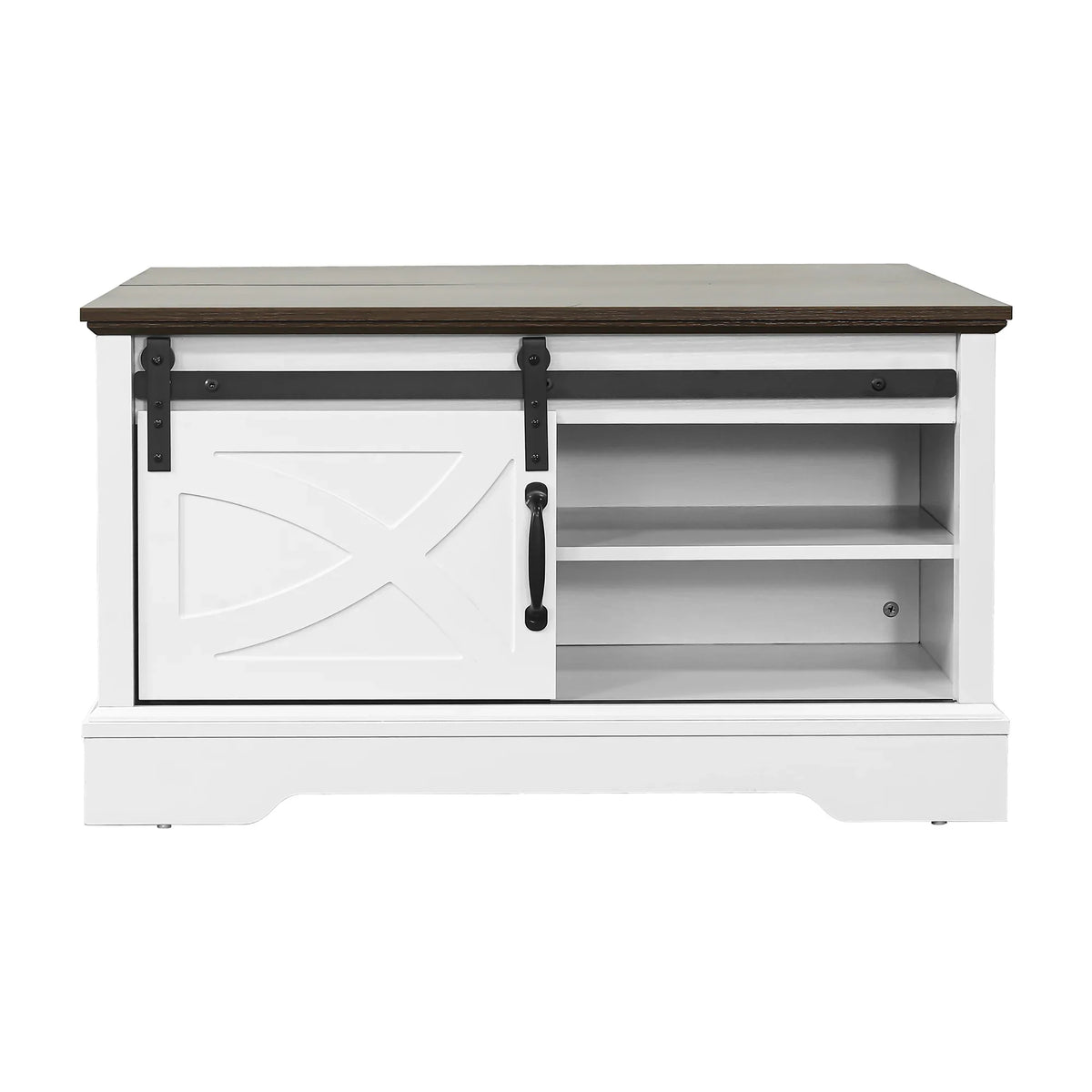 31 Inch Coffee Table Storage Cabinet with Flip-Up Top for Living Room