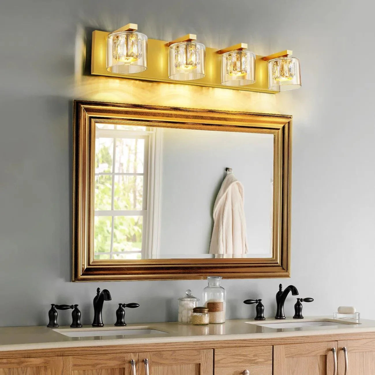 Kolt Modern 4-Light Bathroom Vanity Light