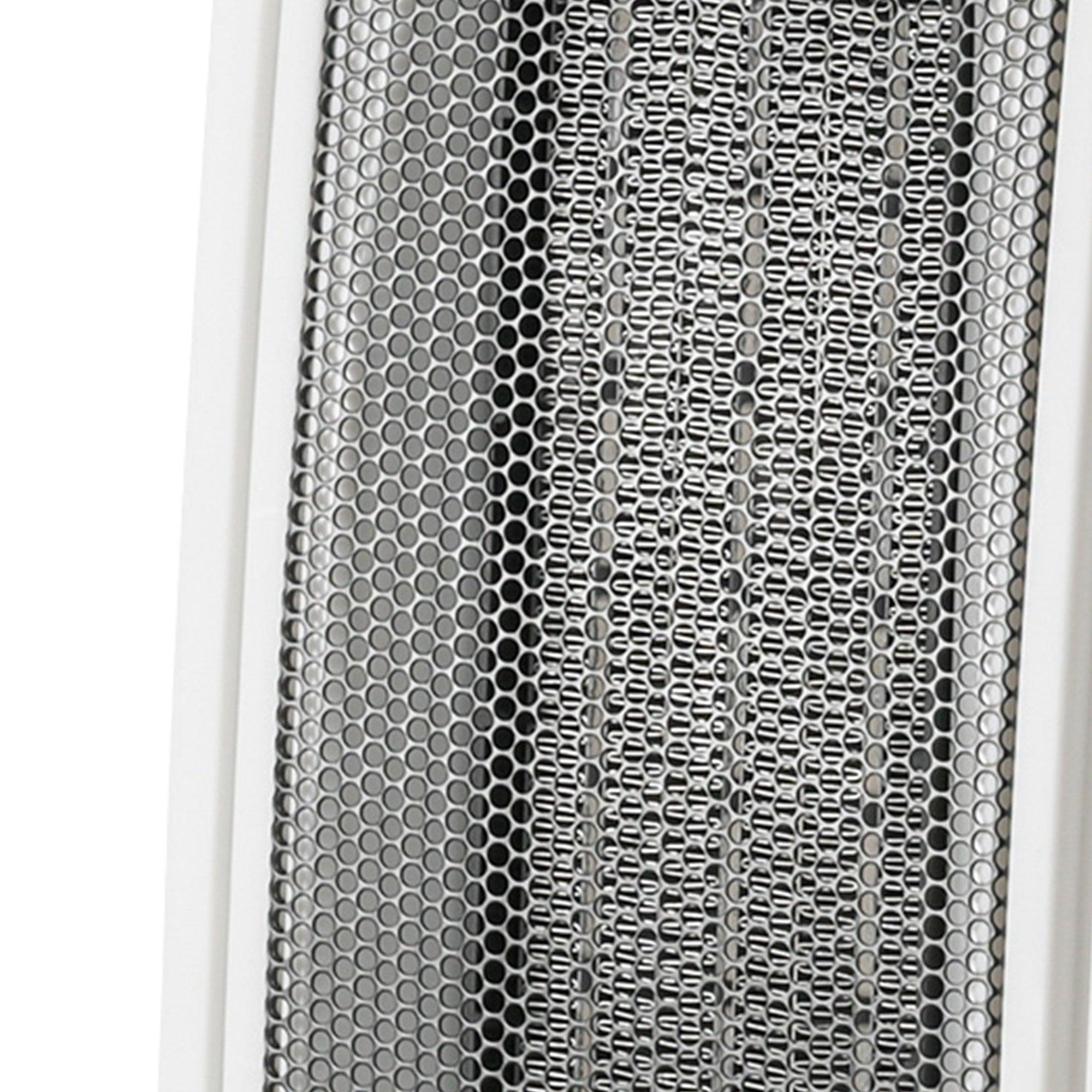 Calentador y ventilador eléctrico de cerámica PTC portátil de 2000 W con control remoto, 2 configuraciones de calor y protección de seguridad.