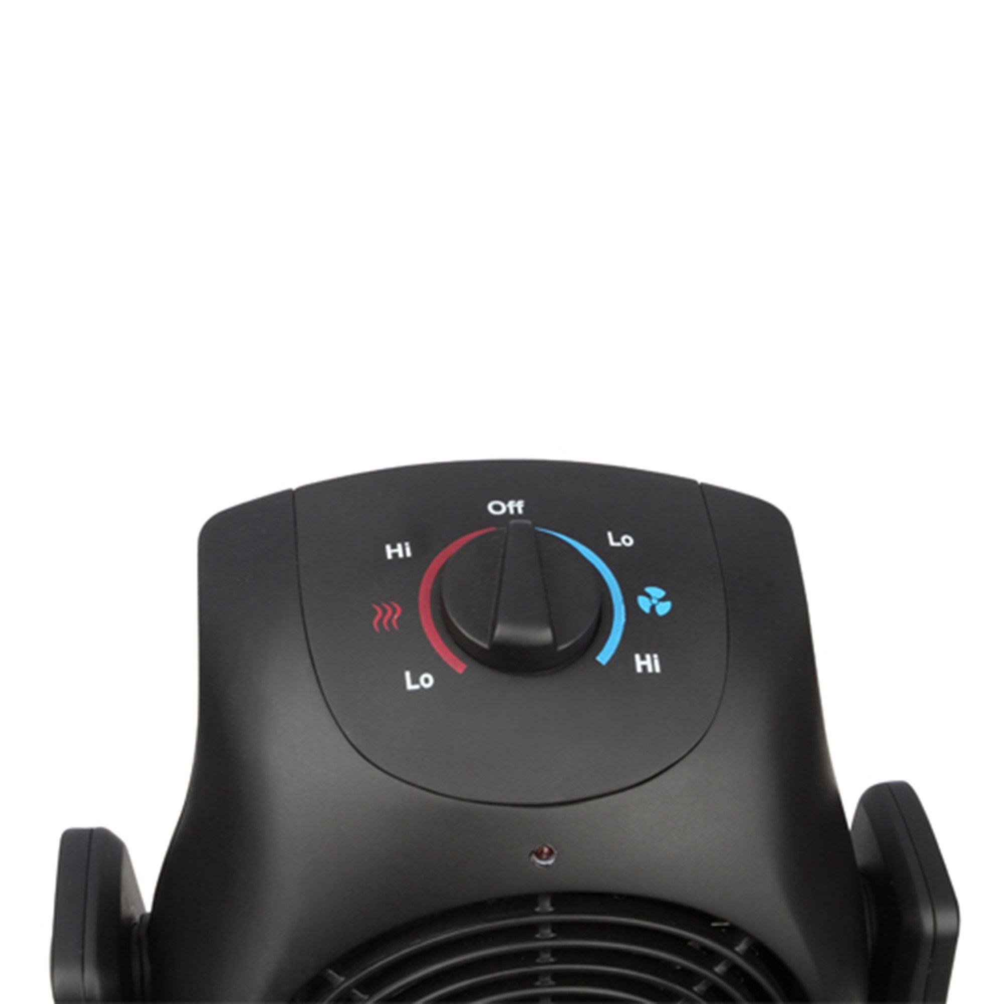Calentador eléctrico portátil de 1500 vatios para interiores, de temporada completa, con doble confort, 2 en 1, de bajo consumo.