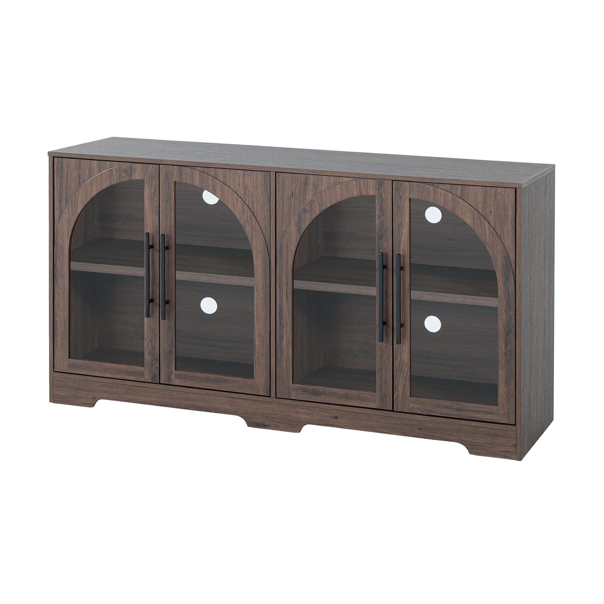2-Piece Bookcases & Cabinets with Adjustable Shelves