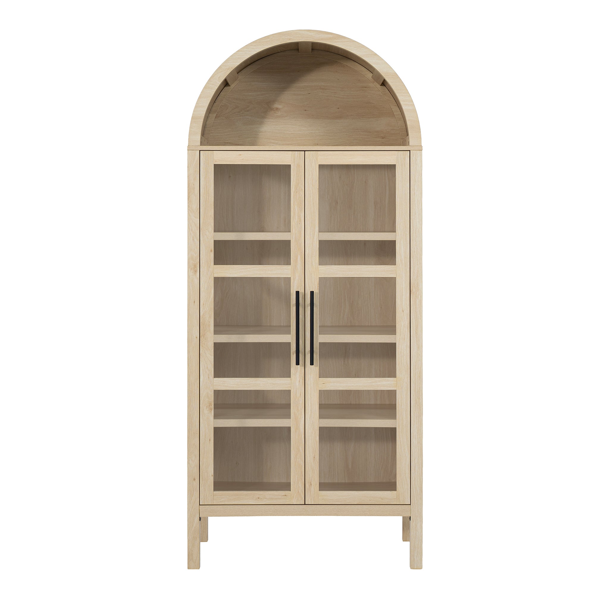2-Piece Bookcases & Cabinets with Adjustable Shelves