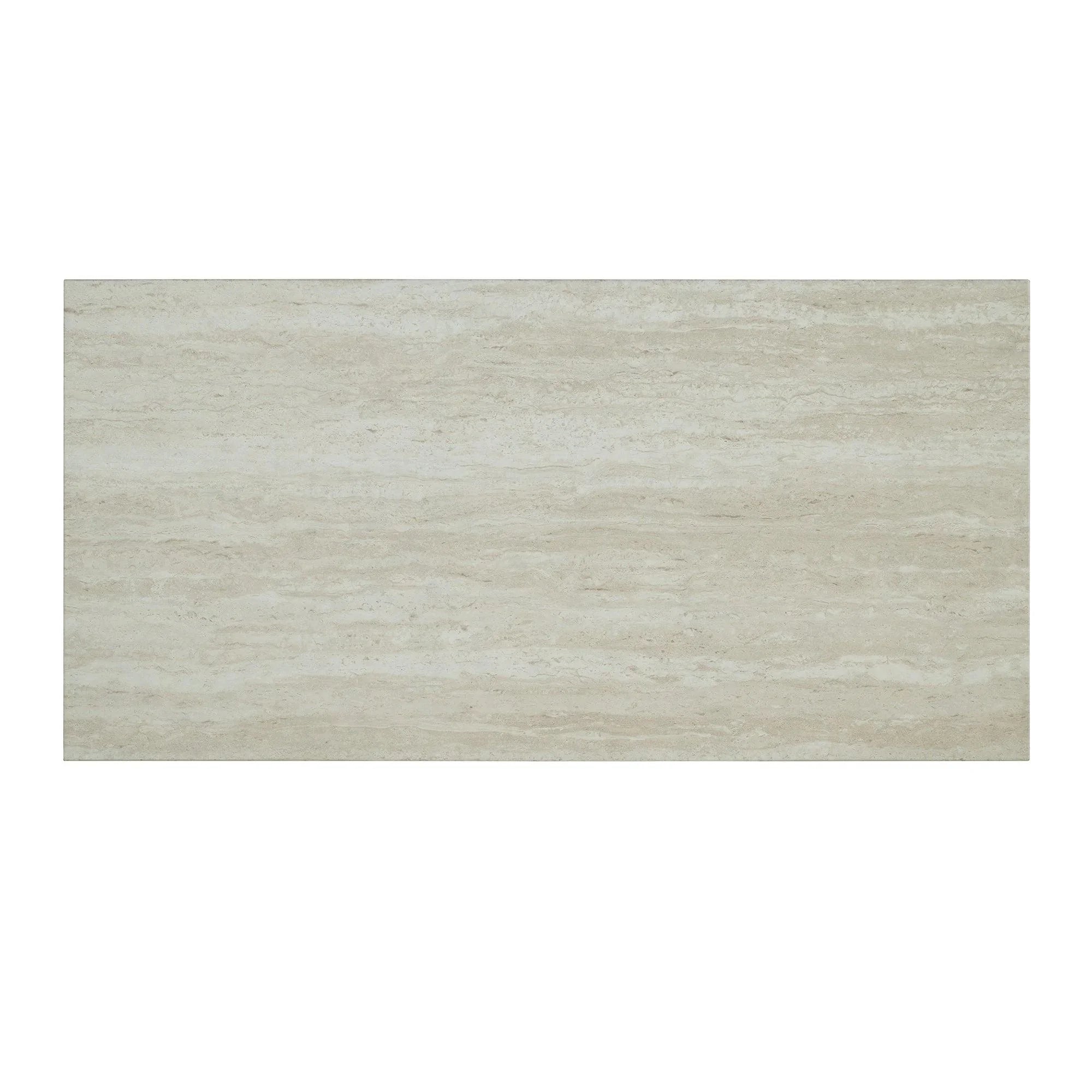 Juego de mesa de comedor moderna de 122 cm con 2 taburetes para apartamento, con tablero de travertino