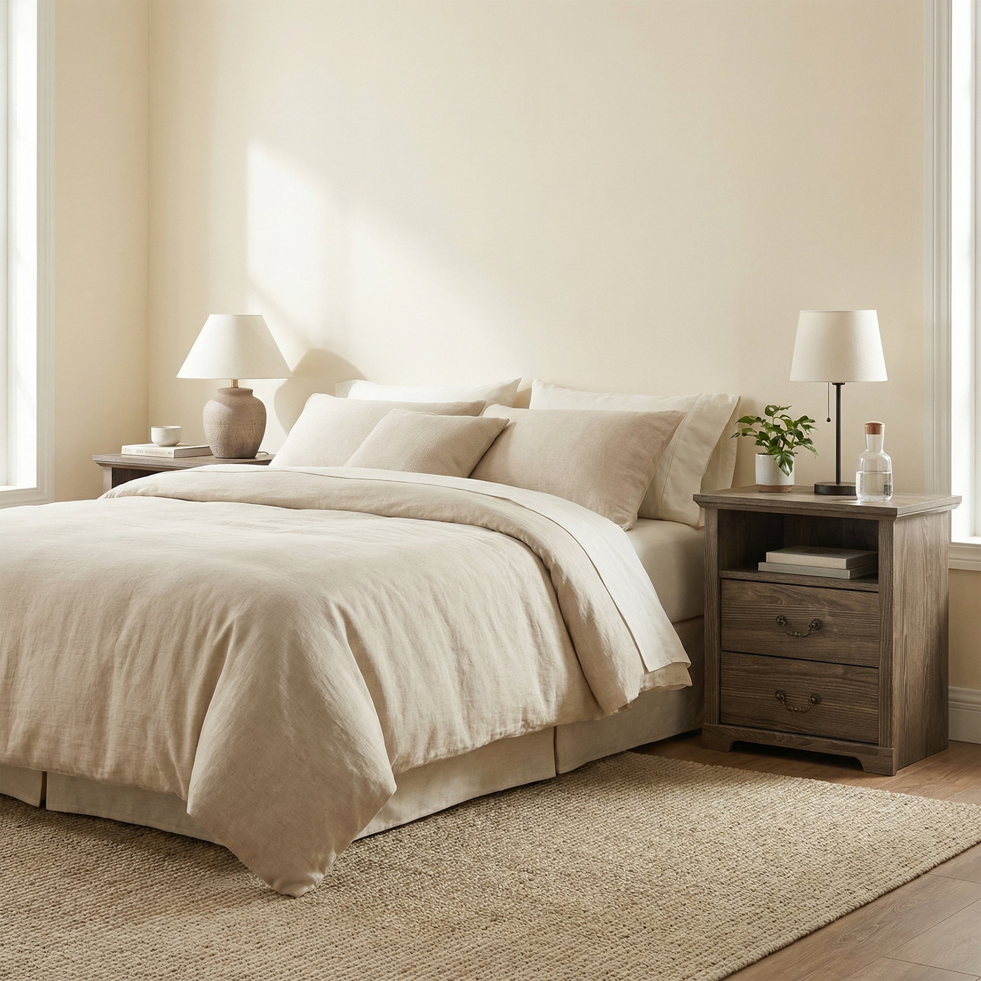 Mesa auxiliar de 40,6 cm en gris estilo granja con puerta estilo granero y estante abierto de Furniture of America