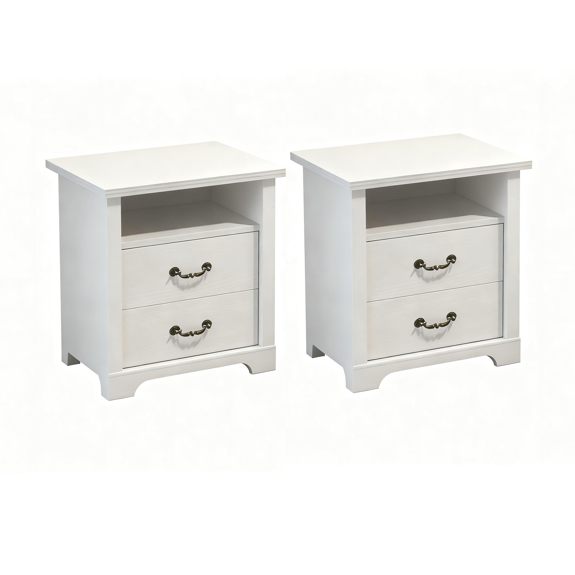 Mesa auxiliar de 40,6 cm en gris estilo granja con puerta estilo granero y estante abierto de Furniture of America
