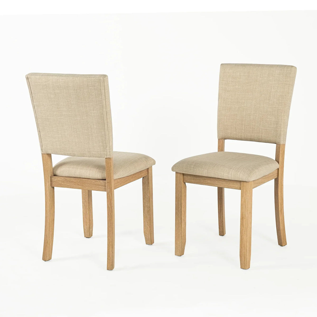 Sauro Gray Wood Top Rectangle Dining Table, Four Side Chairs Sold Separately