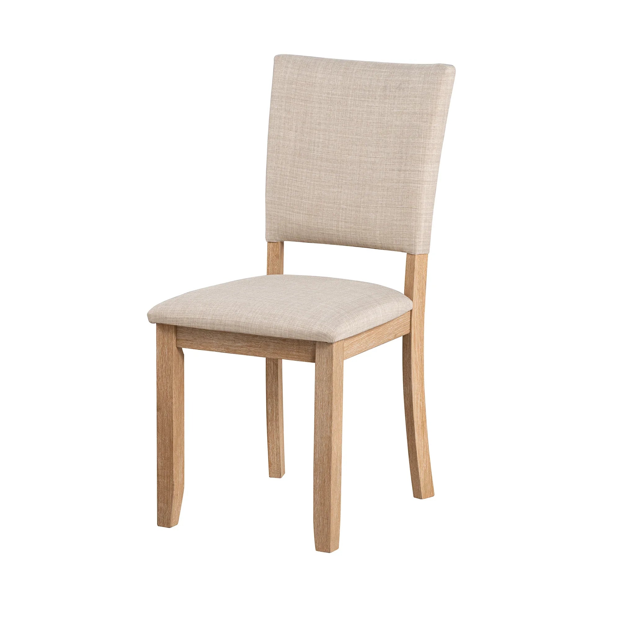 Juego de mesa de comedor de 5 piezas de madera maciza de caucho de 48" de ancho con respaldo de silla en forma de diamante