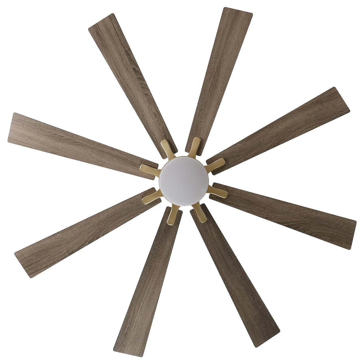 72 Inch Elbe Modern Downrod Mount Ceiling Fan with Light and Remote Control