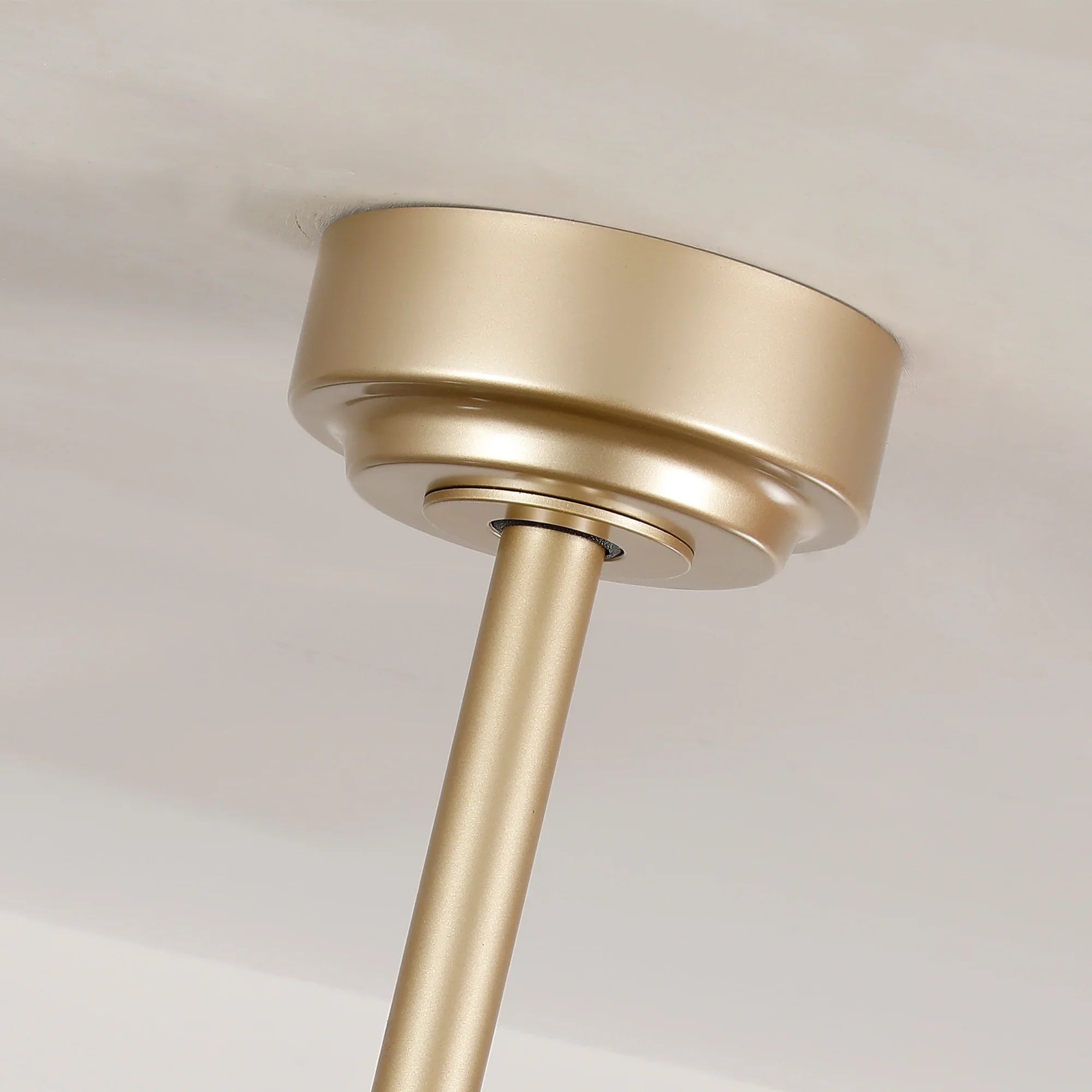 72 Inch Elbe Modern Downrod Mount Ceiling Fan with Light and Remote Control