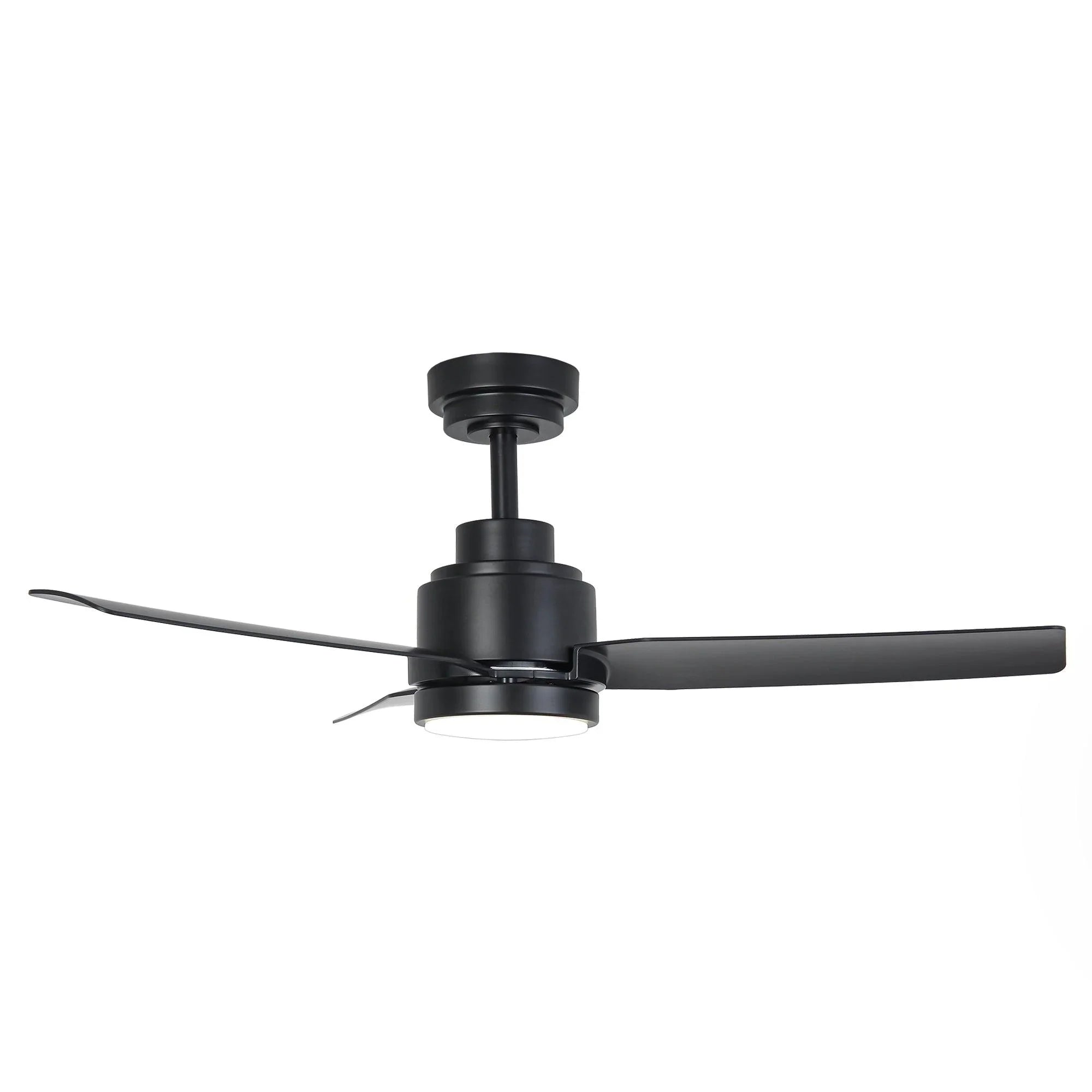 Vaczon 42 Inch DC Motor Modern Downrod Ceiling Fan with LED Light and Remote Control