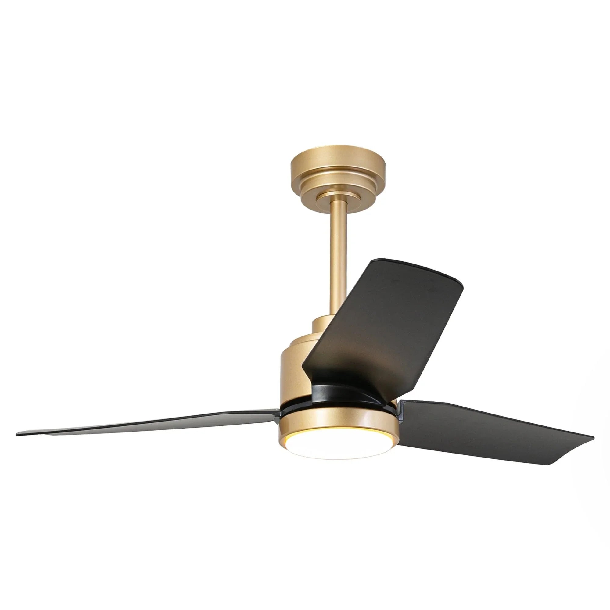 Ventilador de techo moderno Vaczon de 42 pulgadas y 3 aspas con control remoto y luz LED
