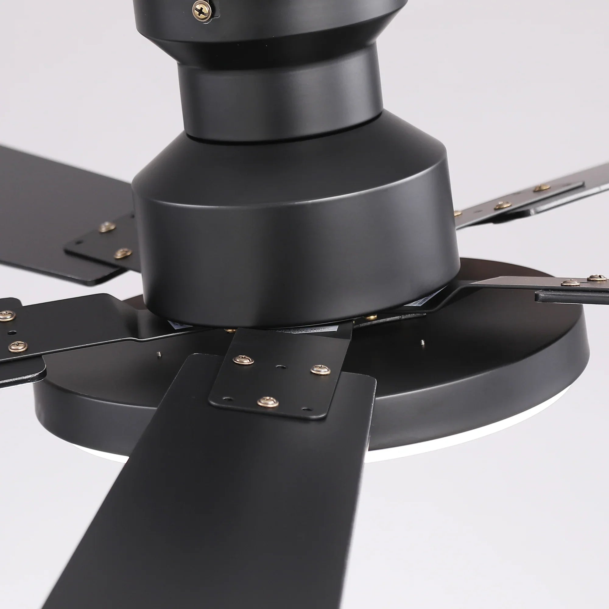Vaczon 52" Riva Double-sided Blades LED Flush mount Ceiling Fan