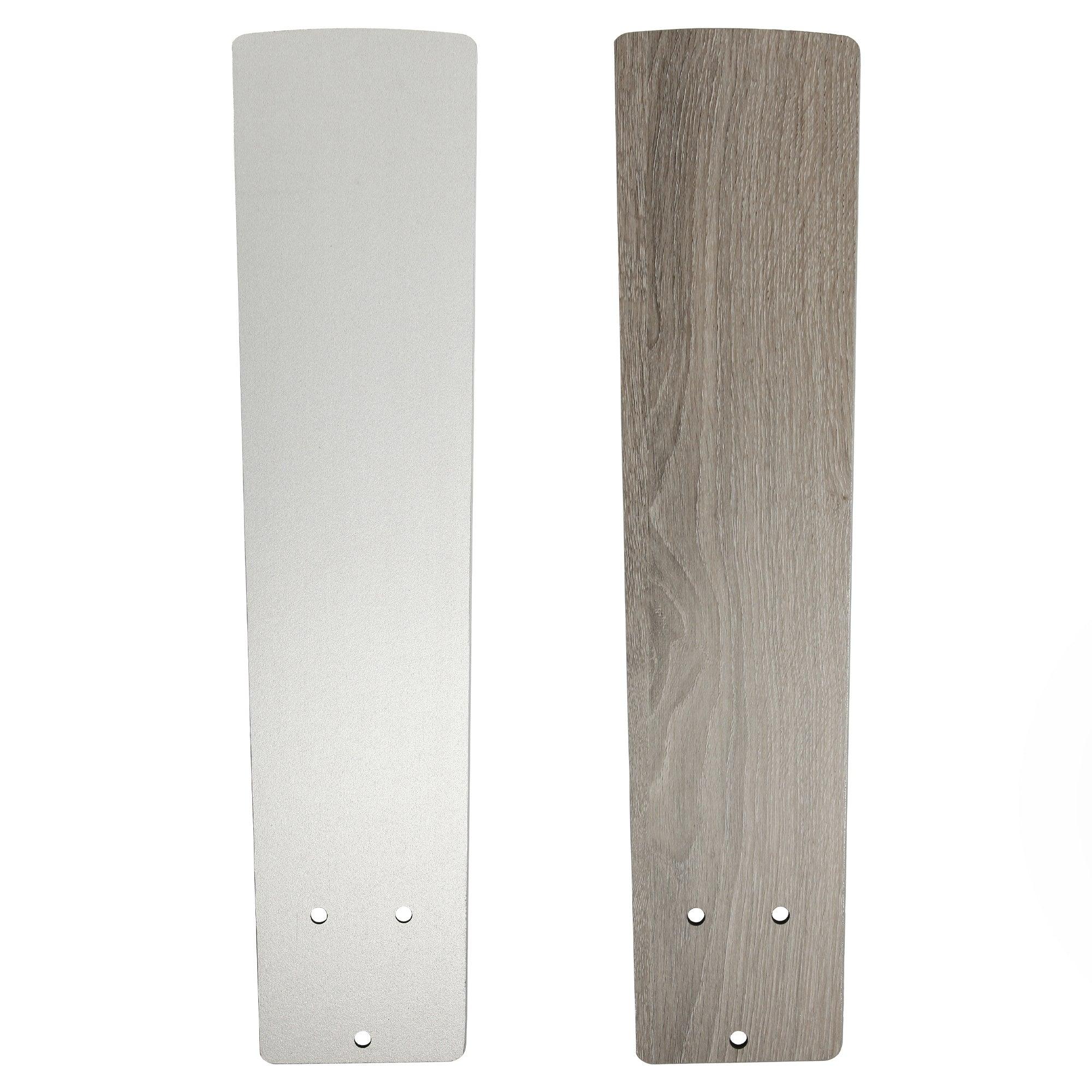 Vaczon 52 Inch Double-sided Blades Modern Ceiling Fan with Remote Control and LED Light