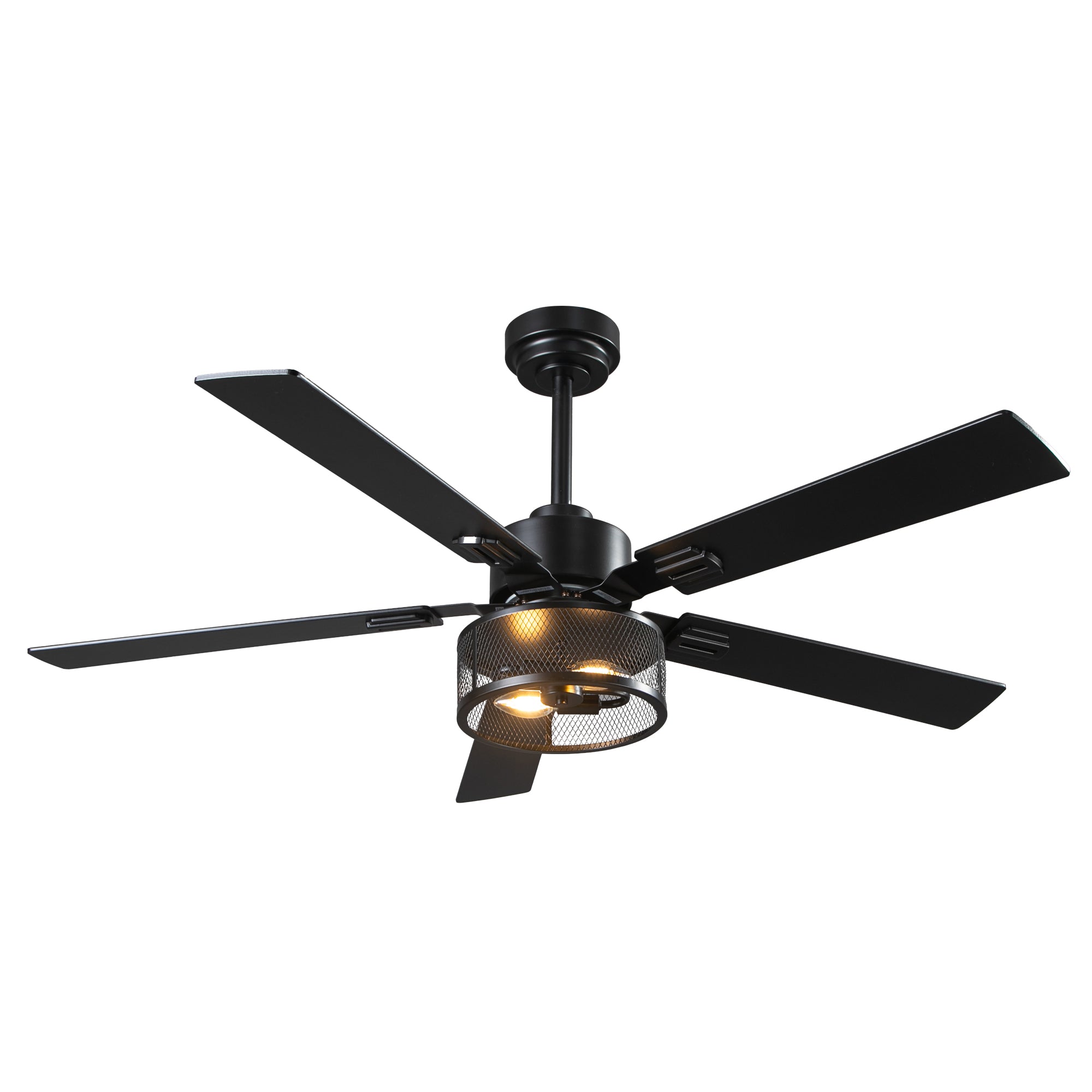 Vaczon 42 Inch 52 Inch 60 Inch Eden Downrod Mount Ceiling Fan with Light and APP & Remote Control
