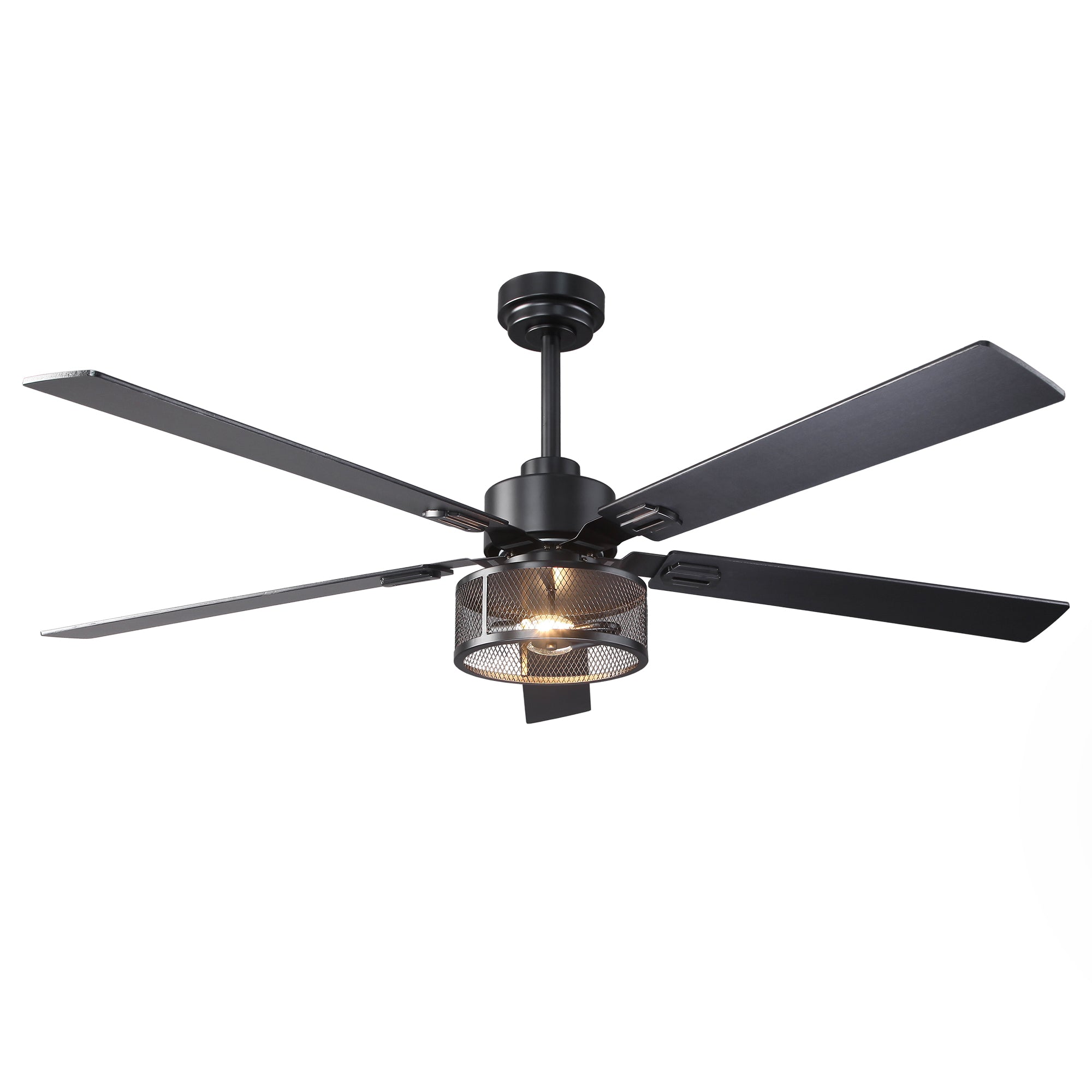 Vaczon 42 Inch 52 Inch 60 Inch Eden Downrod Mount Ceiling Fan with Light and APP & Remote Control