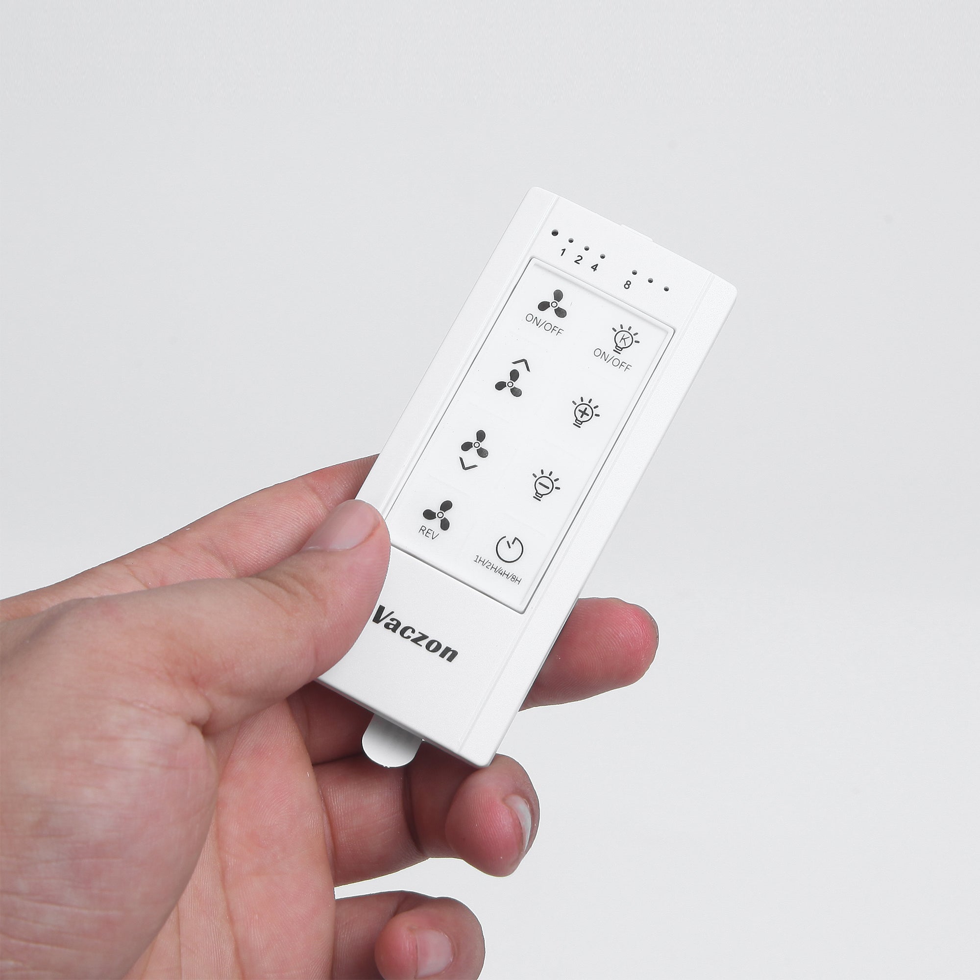 Vaczon 42 Inch IP54 Outdoor Hanging Buckle Downrod LED Fan with APP & Remote Control