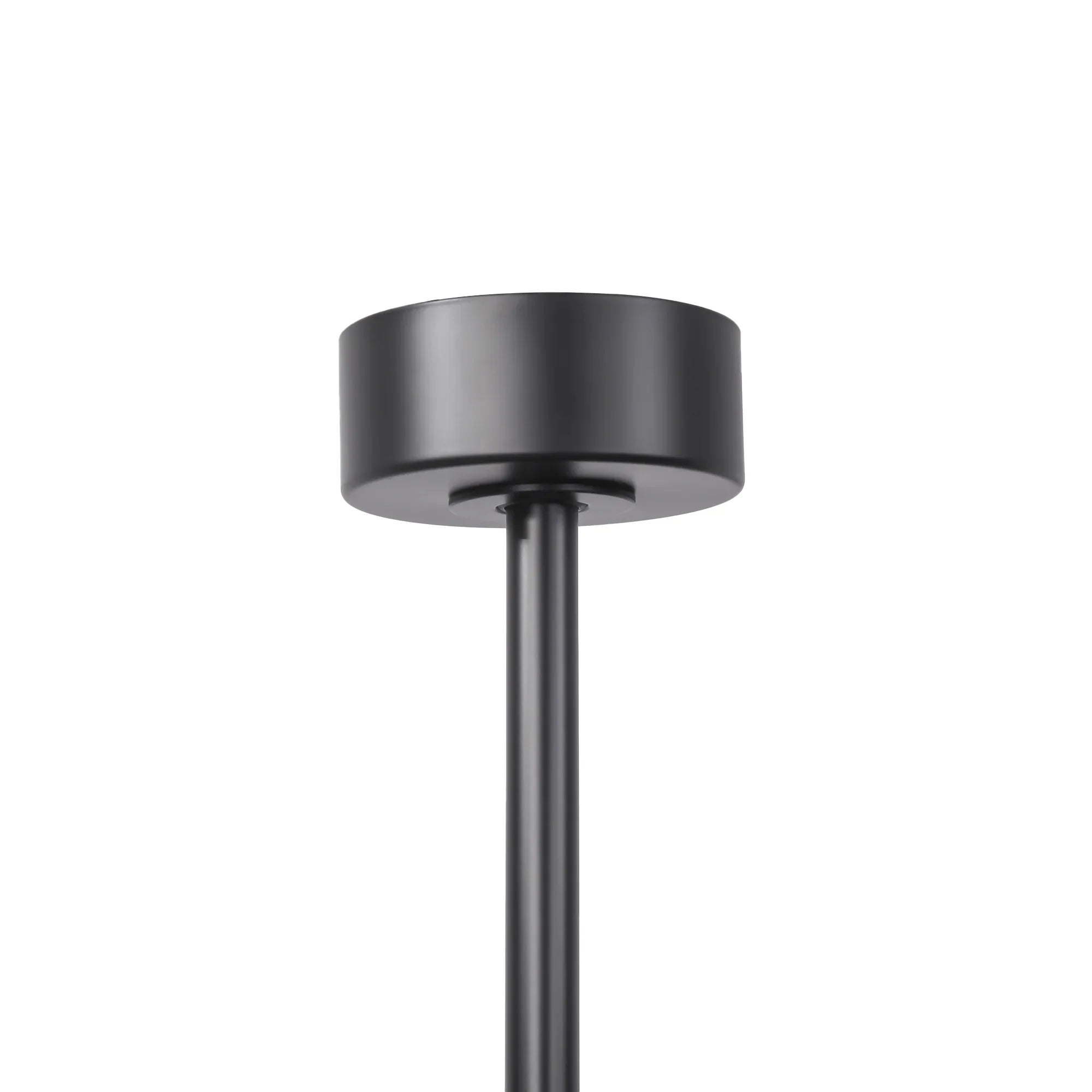 Vaczon 84 Inch 100 Inch Black HVLS Fan LED Large Ceiling Fan with Remote Control