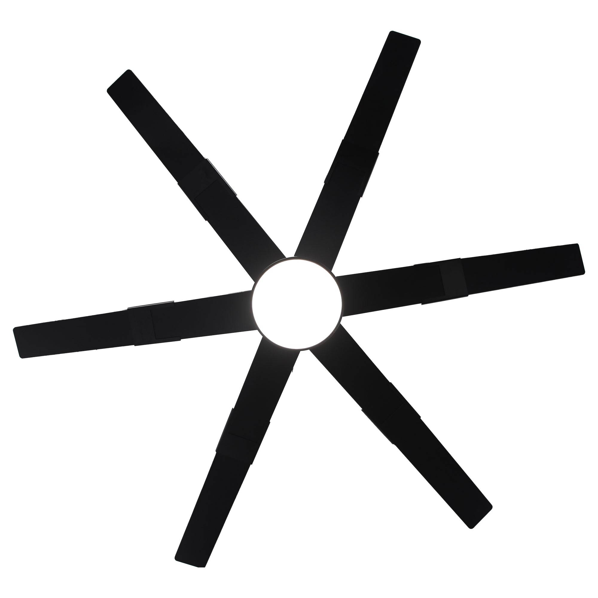 Vaczon 60 Inch Industrial Double-sided Blades LED Ceiling Fan with APP & Remote Control