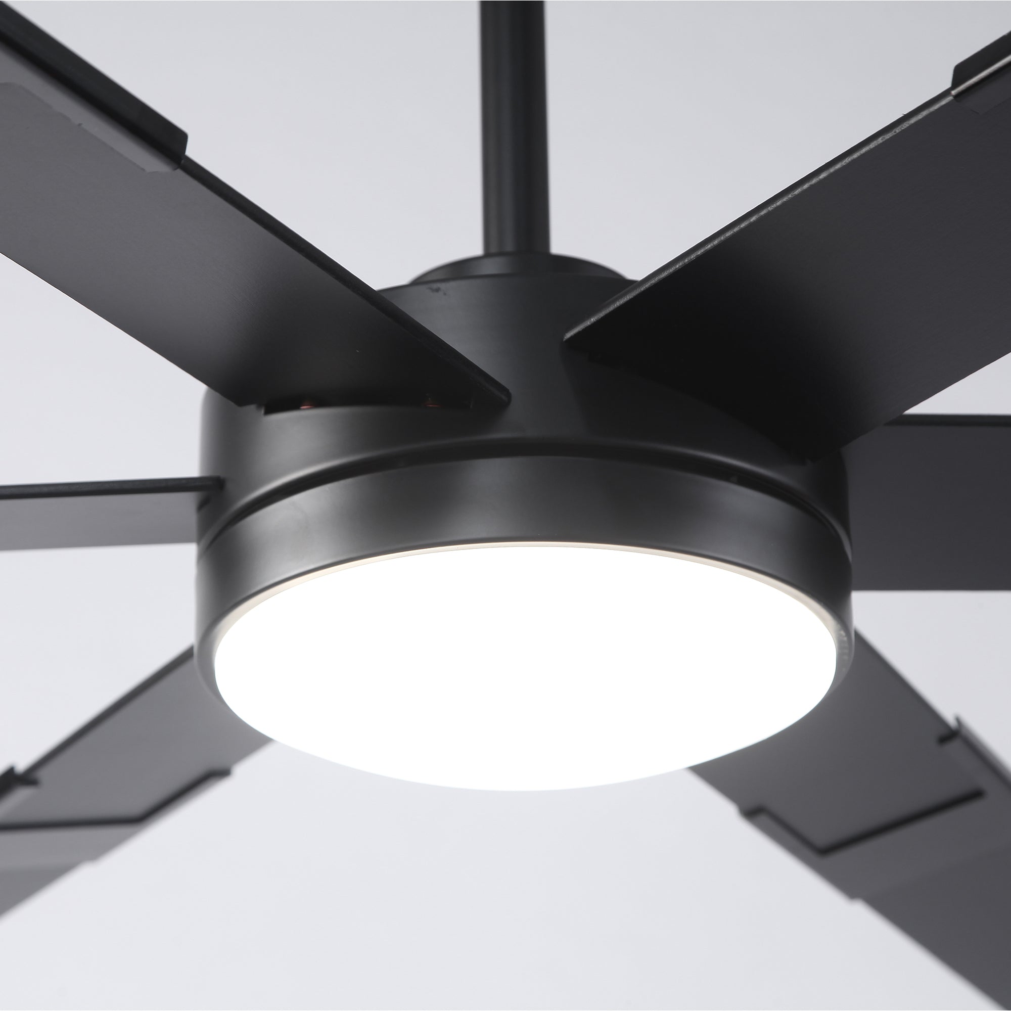 Vaczon 60 Inch Industrial Double-sided Blades LED Ceiling Fan with APP & Remote Control