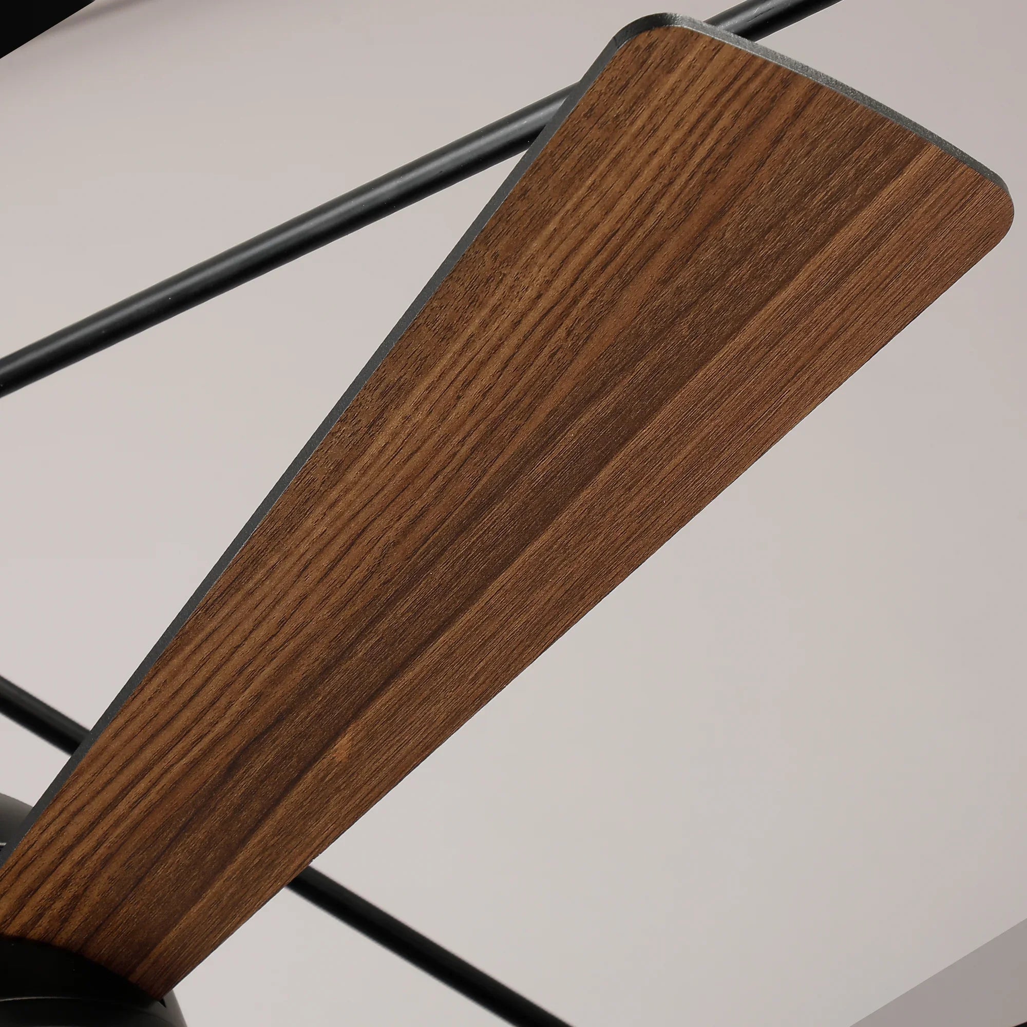 Vaczon 43" Chloe Black Industrial Fandelier with Light and Remote Control