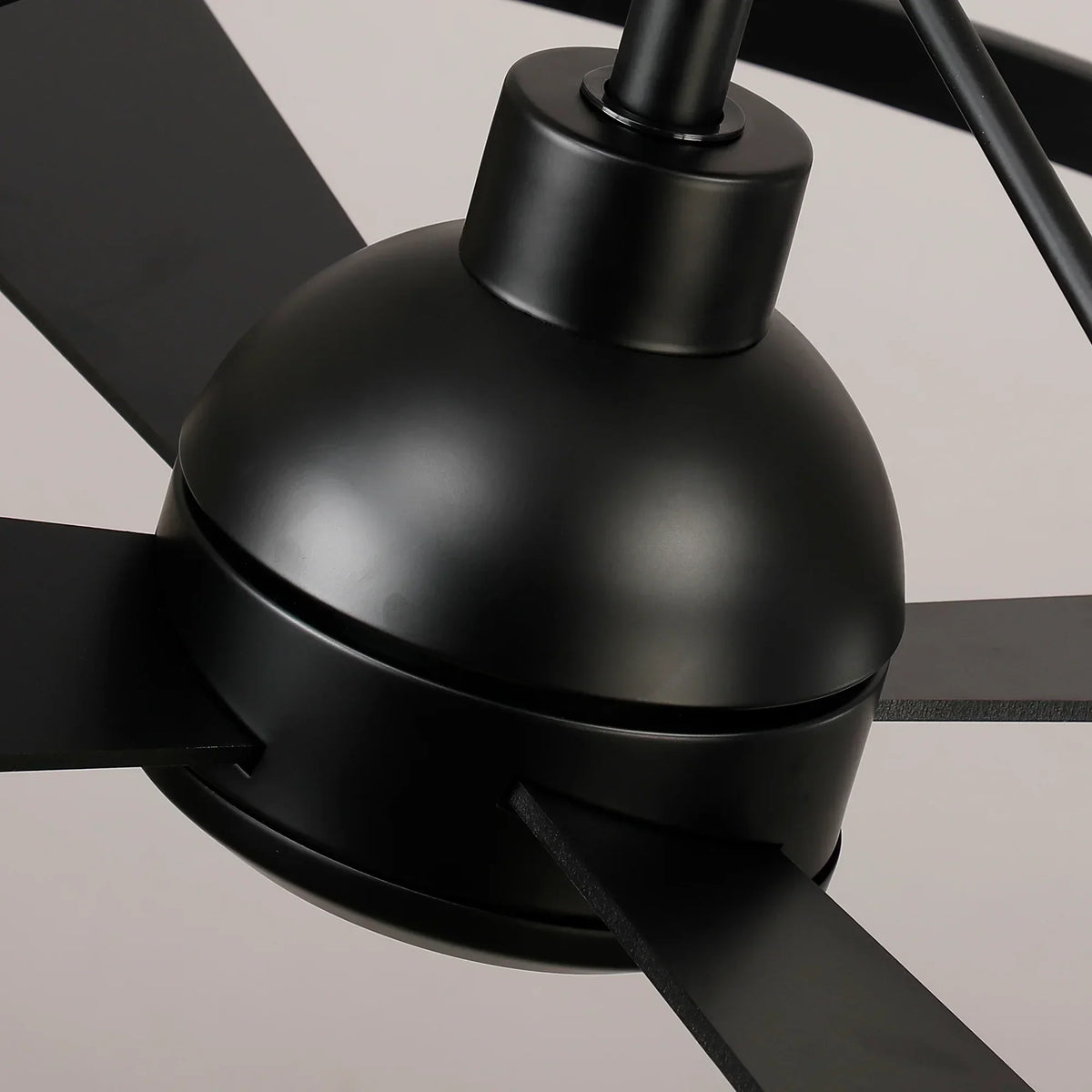 Vaczon 43" Chloe Black Industrial Fandelier with Light and Remote Control