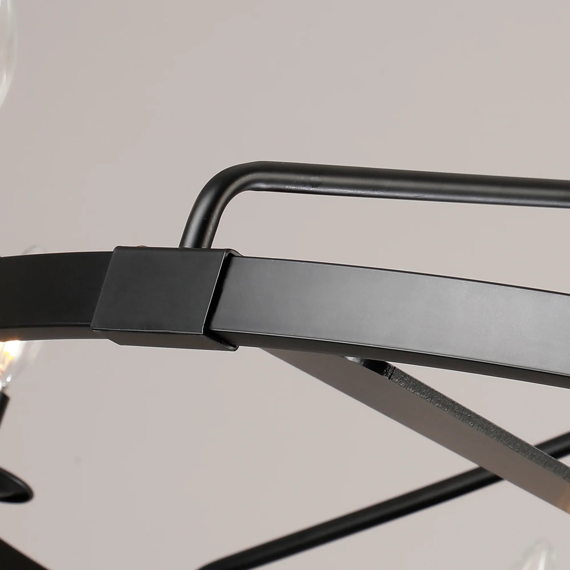 Vaczon 43" Chloe Black Industrial Fandelier with Light and Remote Control