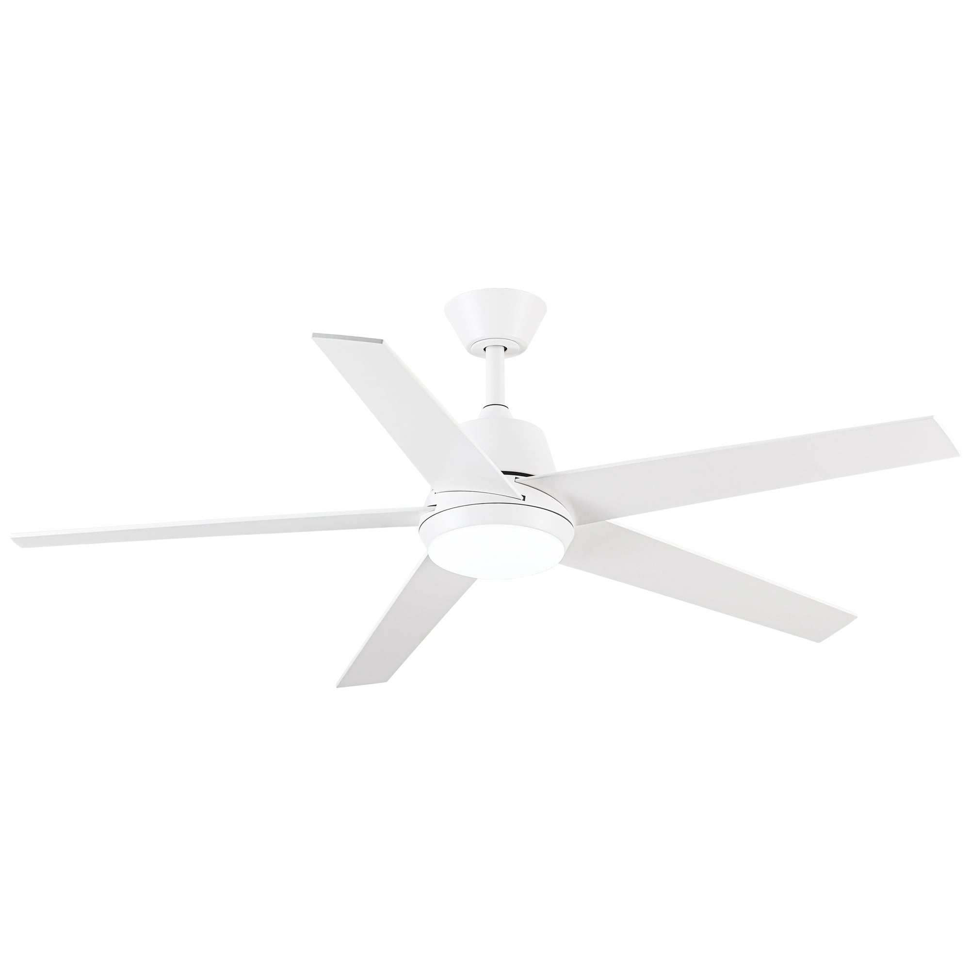 Vaczon 52 Inch Otis Downrod Mount LED Ceiling Fan with APP & Remote Control
