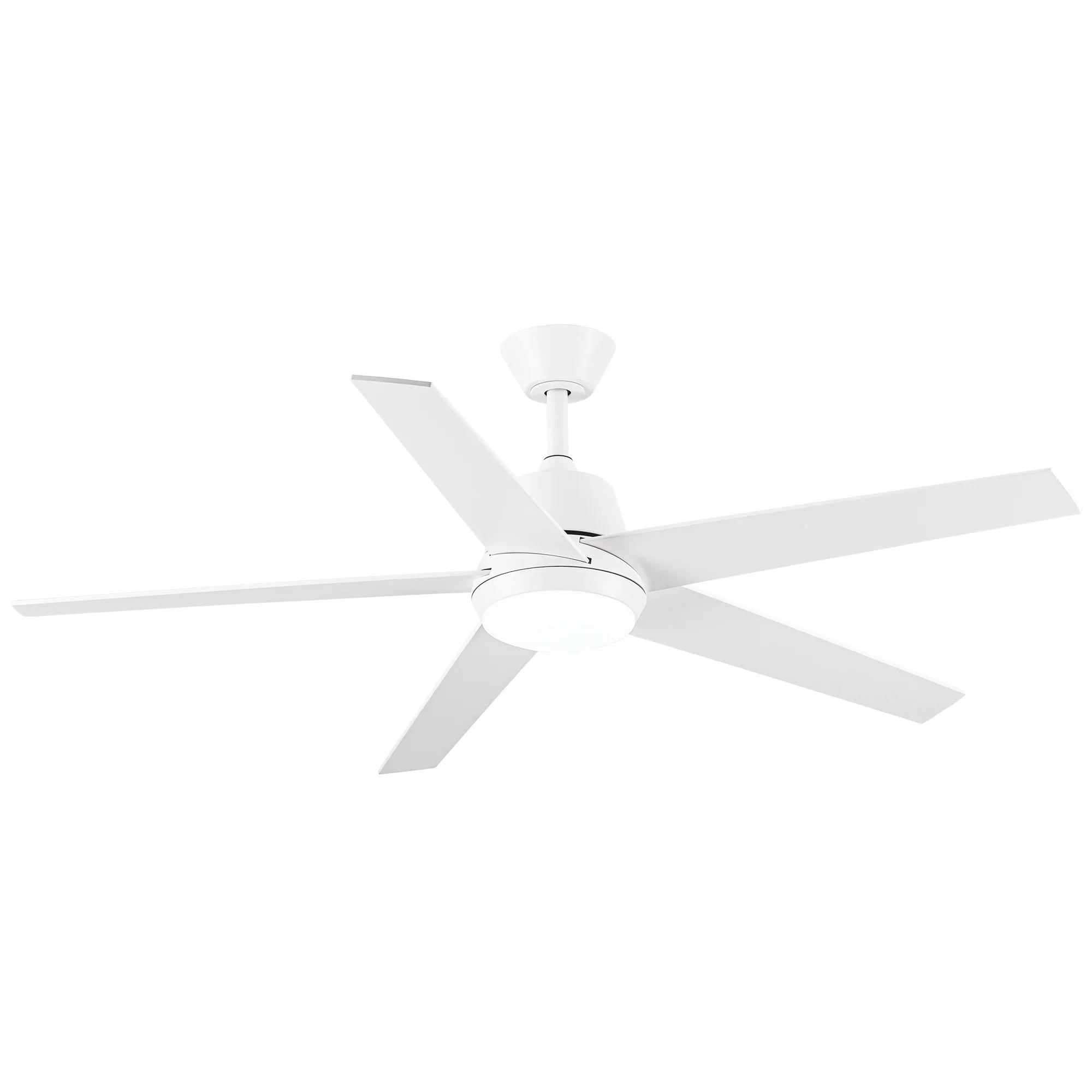 Vaczon 52 Inch Otis Downrod Mount LED Ceiling Fan with APP & Remote Control