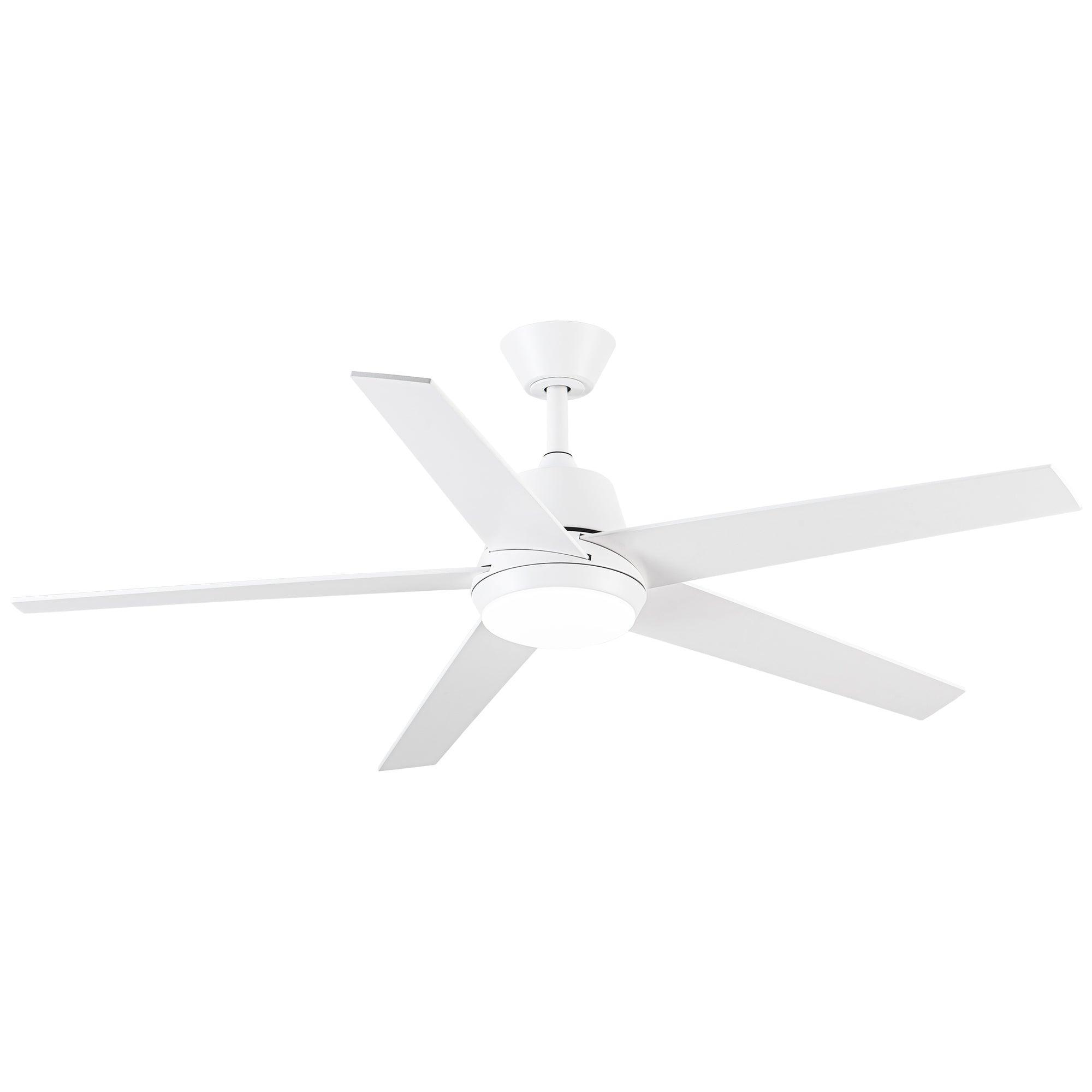 Ventilador de techo Vaczon de 52" con 5 aspas, luz LED y control remoto