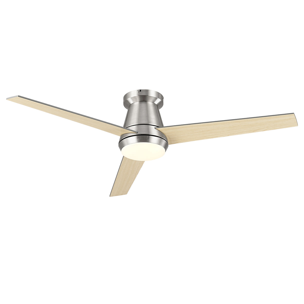 52 Inch Eudora Modern Flush Mount LED Ceiling Fan
