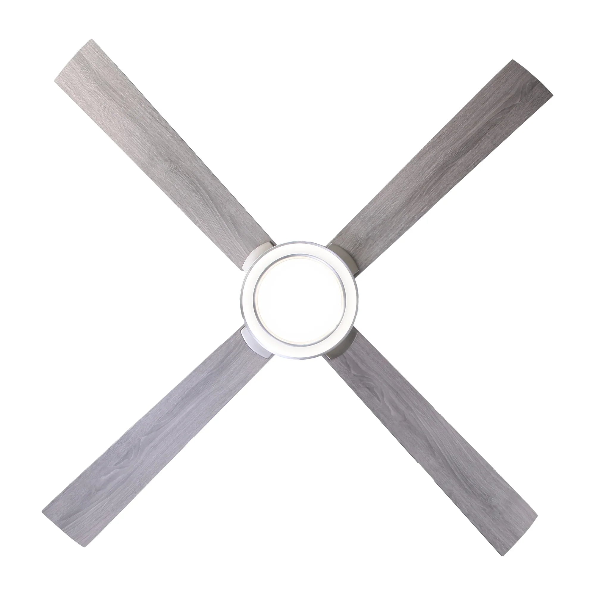 Vaczon 52 Inch 60 Inch Karen Double-sided Blades Smart Fan with LED Light