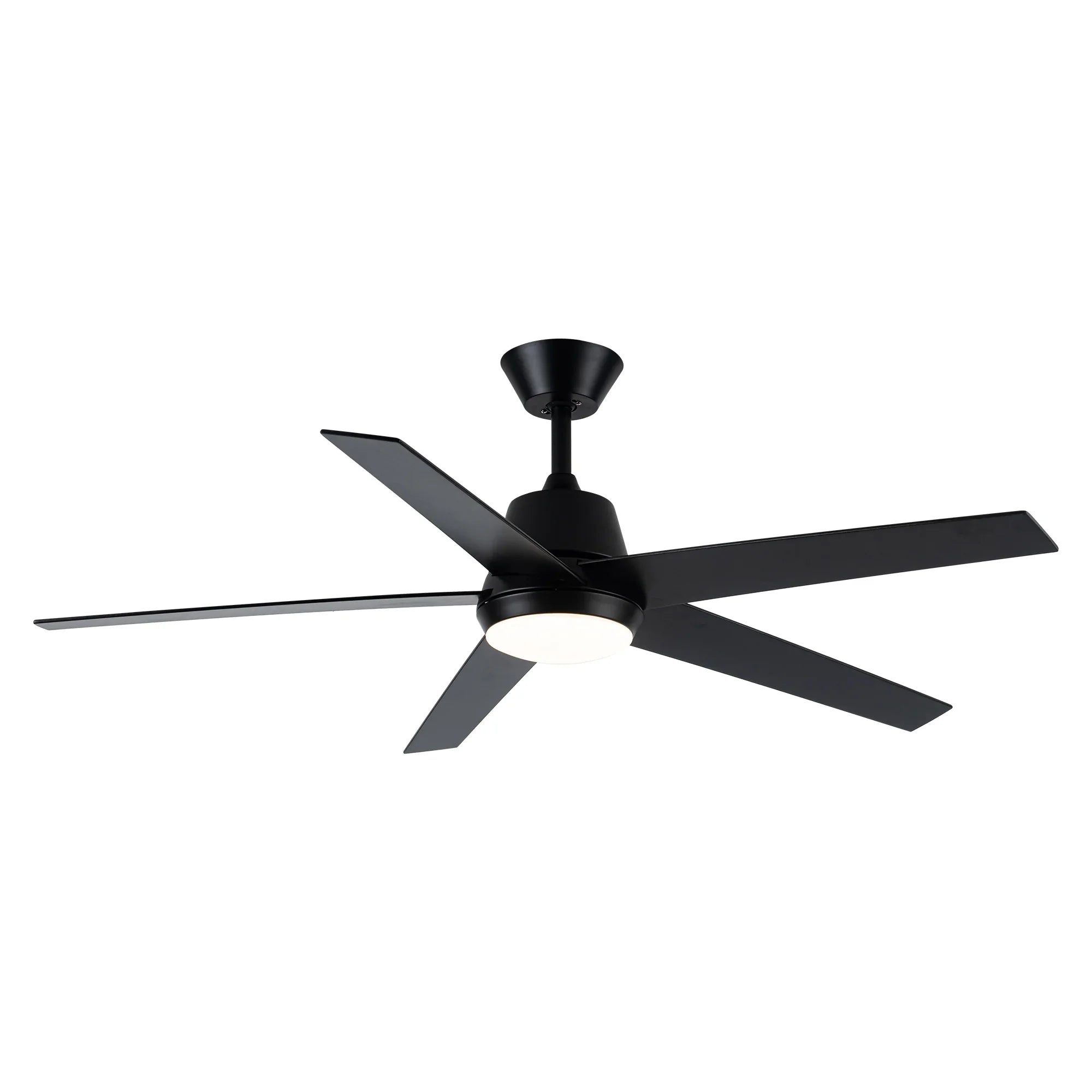 Vaczon 52 Inch Otis Downrod Mount LED Ceiling Fan with APP & Remote Control