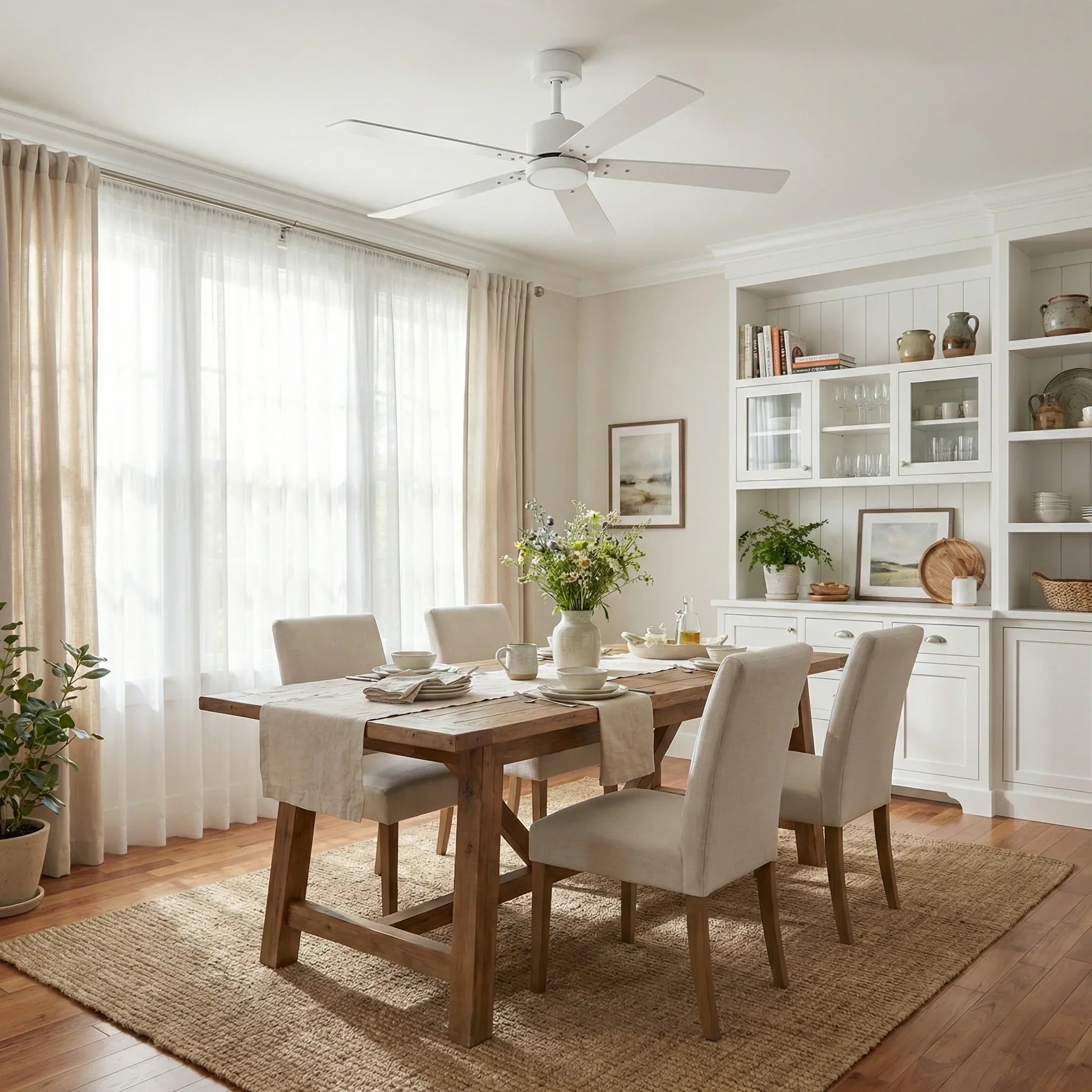 Vaczon 52" DC Motor Ceiling Fan with LED Lighting and Remote Control