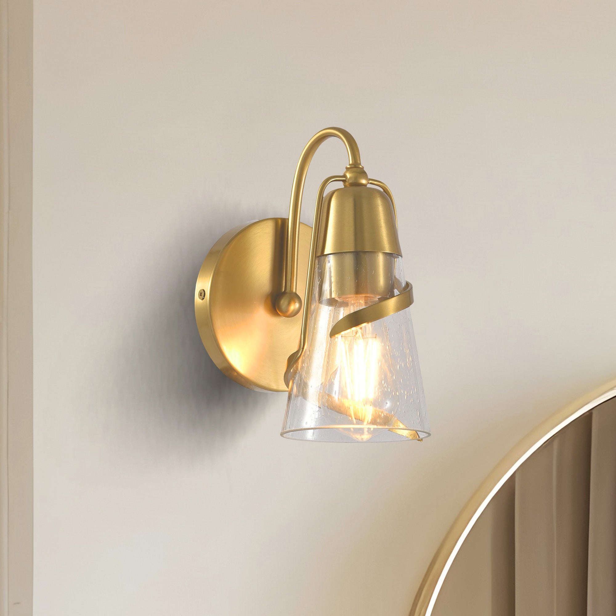 6 Inch Ethel 1-Light Mirror Vanity Light