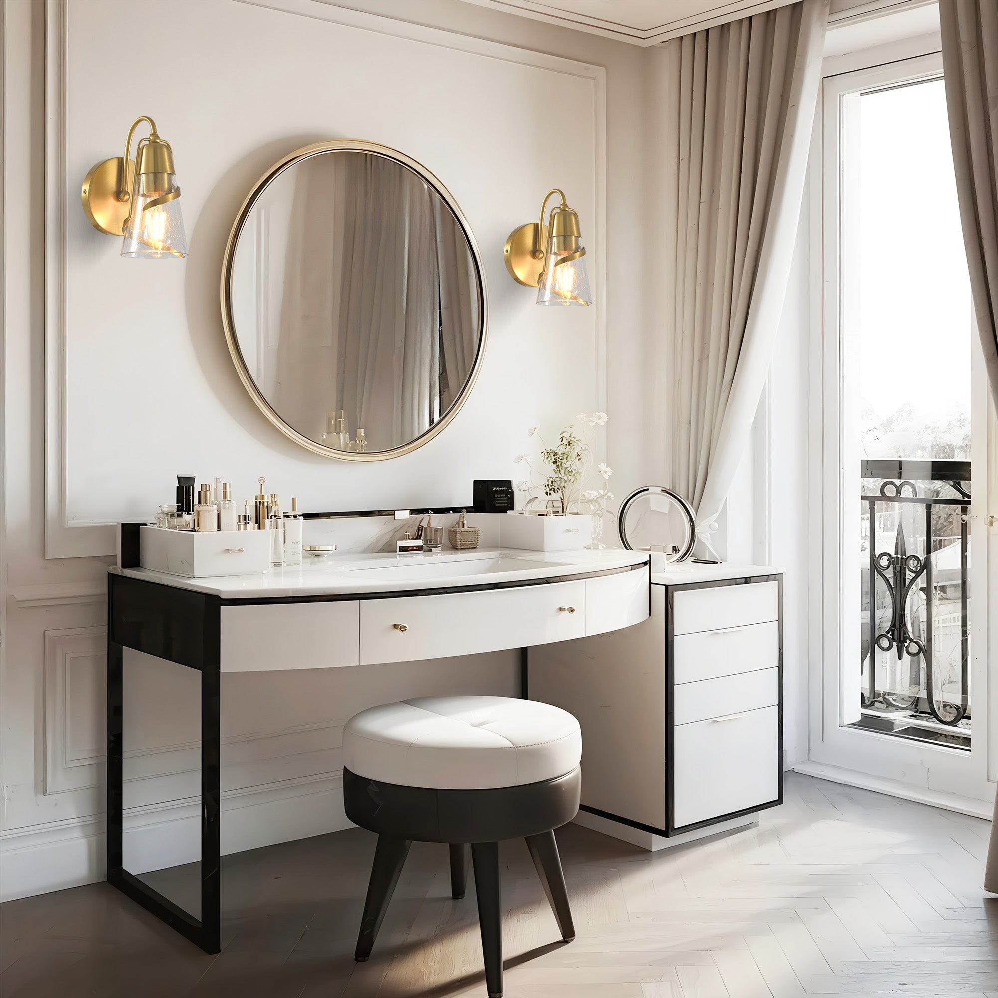 6 Inch Ethel 1-Light Mirror Vanity Light