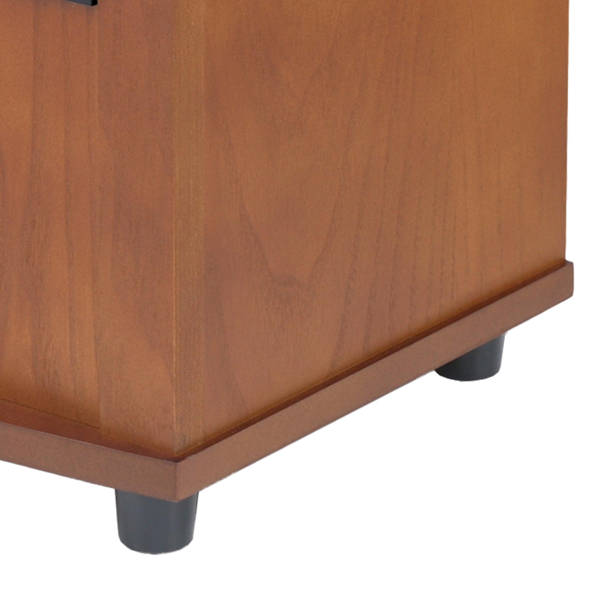 Calentador eléctrico infrarrojo de madera con pantalla LED digital marrón para espacios grandes con temporizador