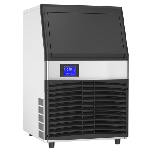 Ice Maker Machine 450W Square Ice Cube Freestanding Automatic Clear for Home, Bar - ParrotUncle